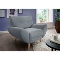 home affaire fauteuil naas blauw