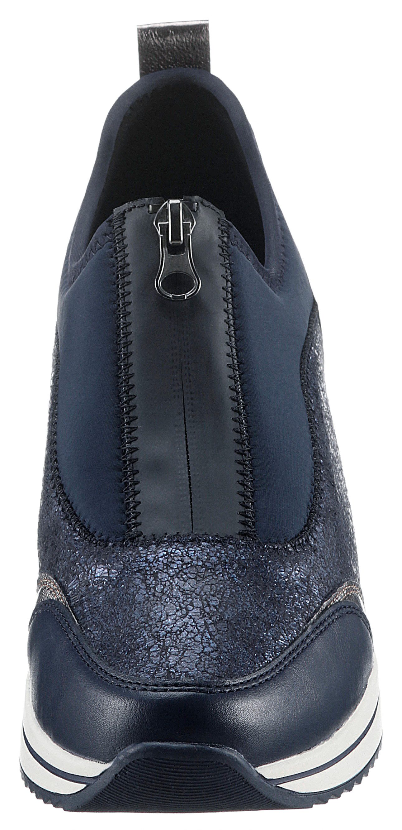 Remonte Slip-on sneakers Elisabeth Hurley-Collection , wedge sneaker, slipper, instapschoen, vrijetijdsschoen, vegan