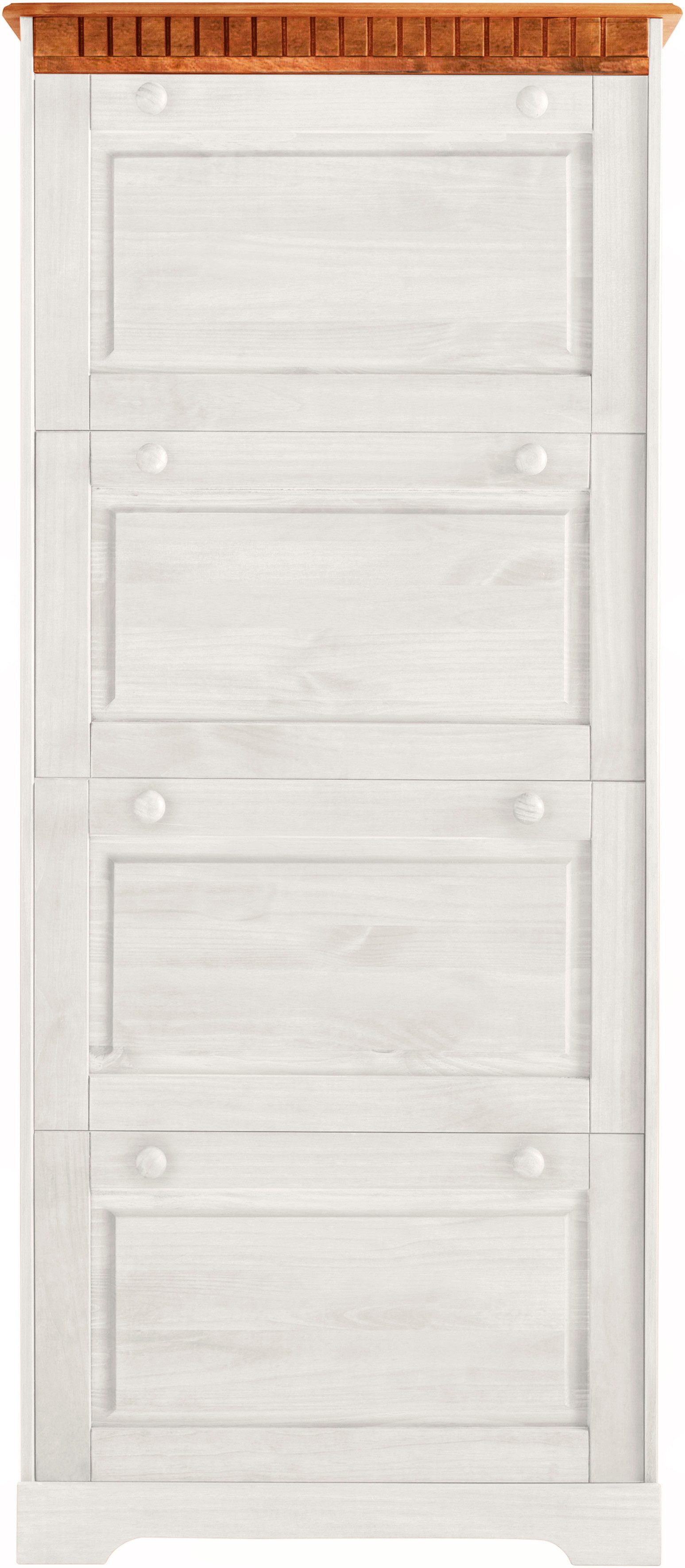 Home affaire Schoenenkast Lisa met 4 kleppen, hoogte 172 cm, breedte 75 cm