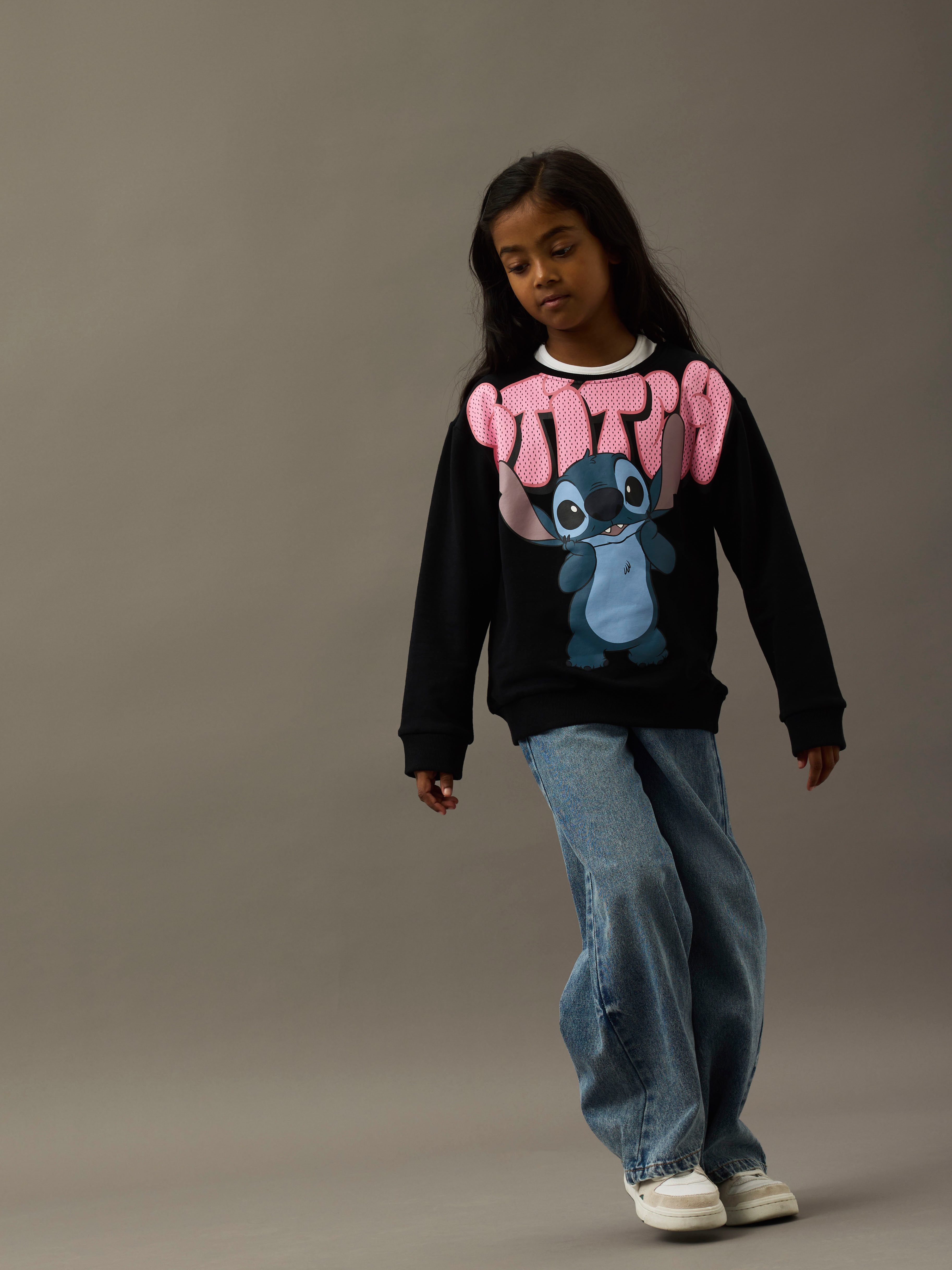 Name It Sweatshirt NKFODIMI STITCH RLX SWEAT BRU WDI
