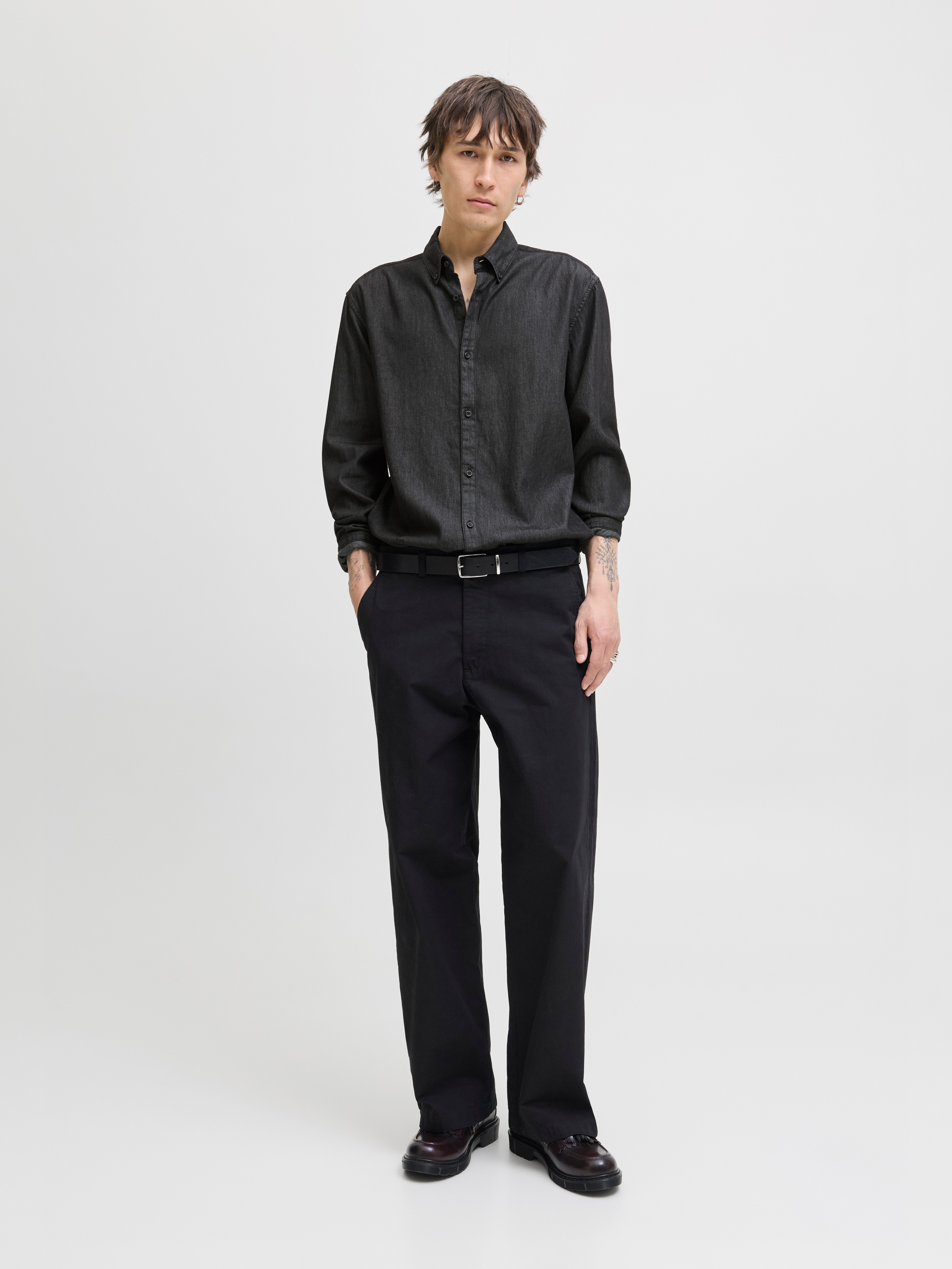Jack & Jones Overhemd met lange mouwen JJEPERFECT DENIM SHIRT LS NOOS