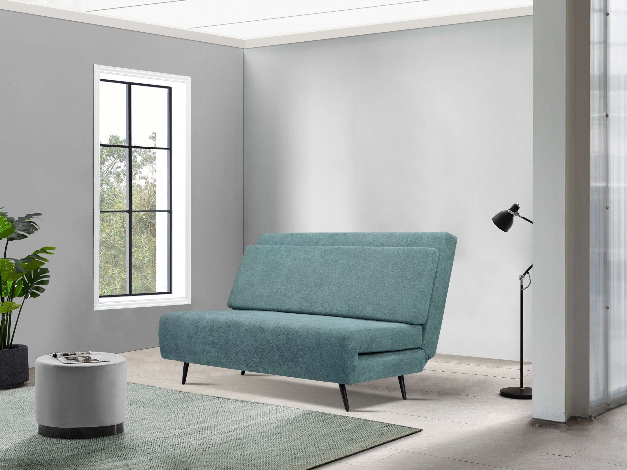 andas Slaapbank LINNEA Daybed met opklapbaar ligoppervlak, in geweven stof, velours, corduroy