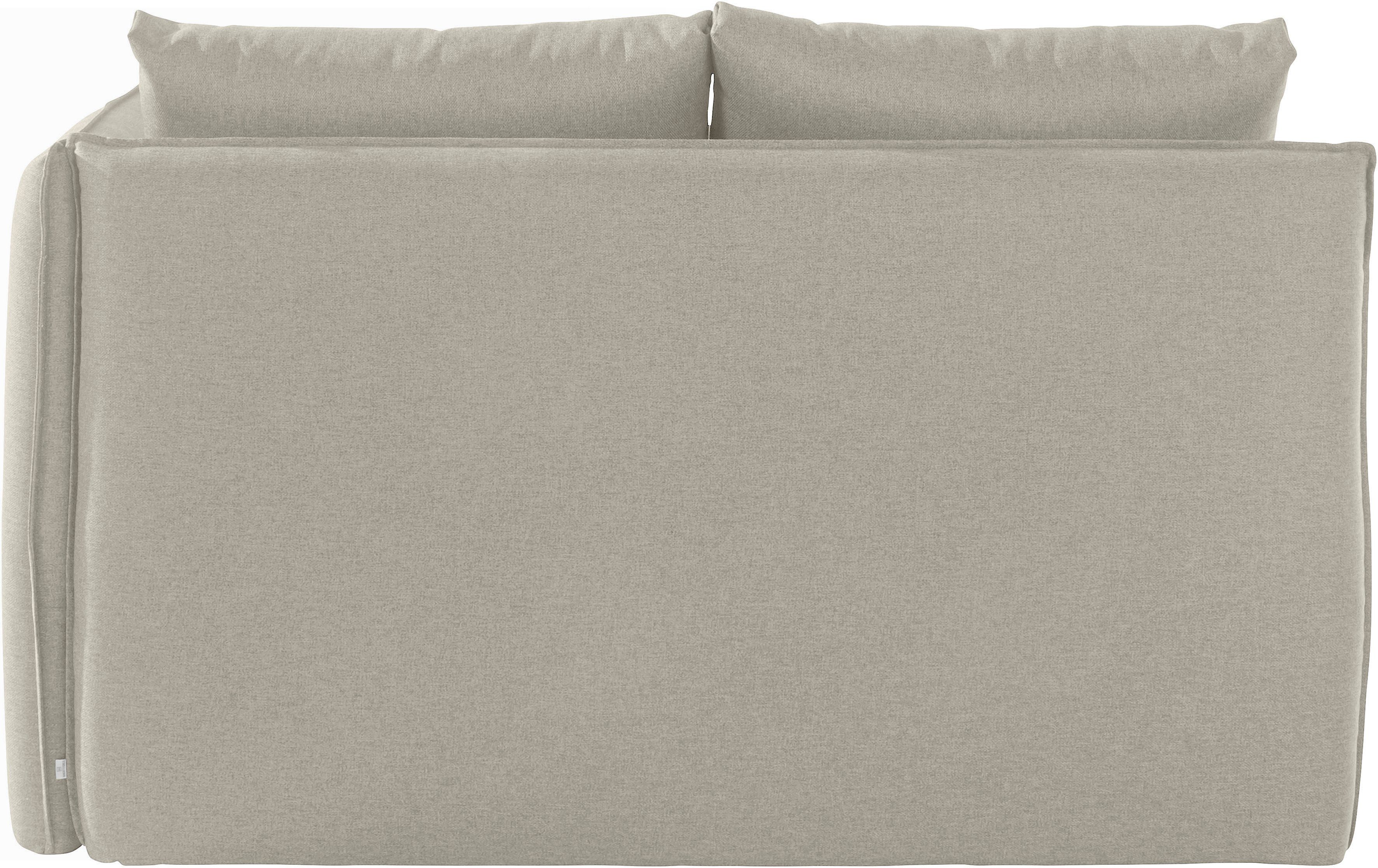 andas Ottomane Nöre korte lounge-module - zelf samenstellen, breedte 138 cm, diepte 128 cm