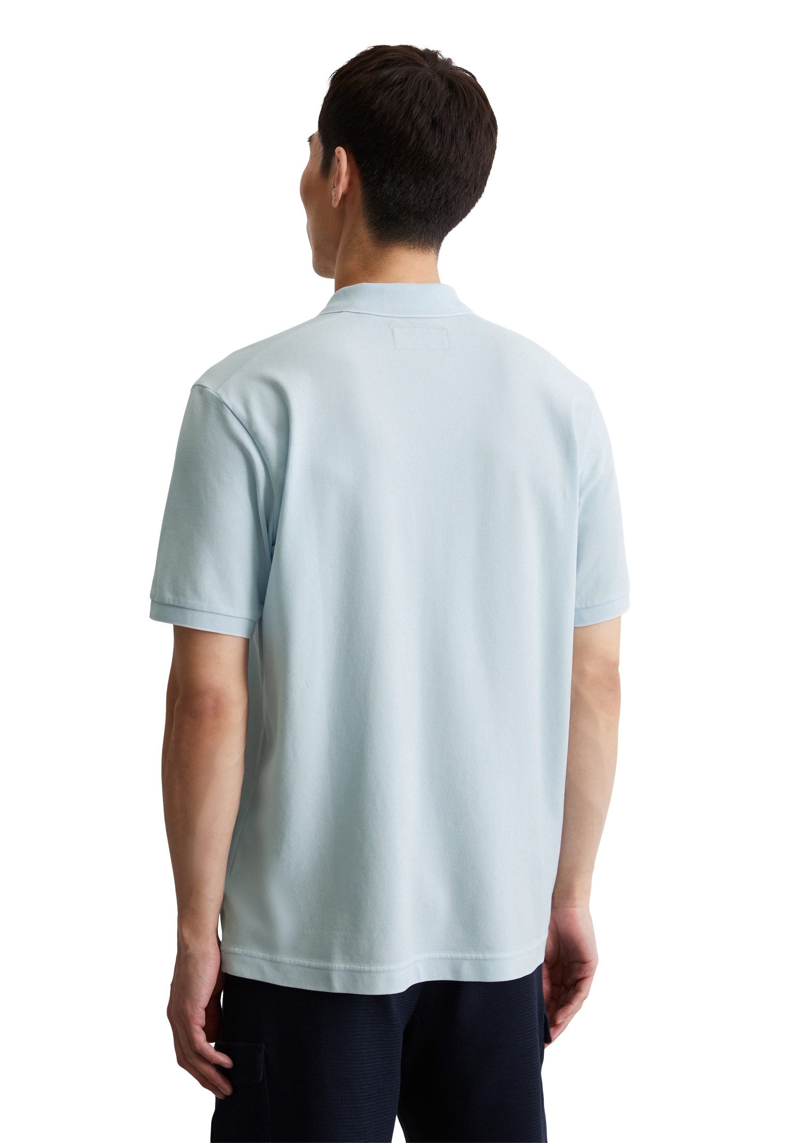 Marc O'Polo Poloshirt van piqué, regular fit, contrasterende details