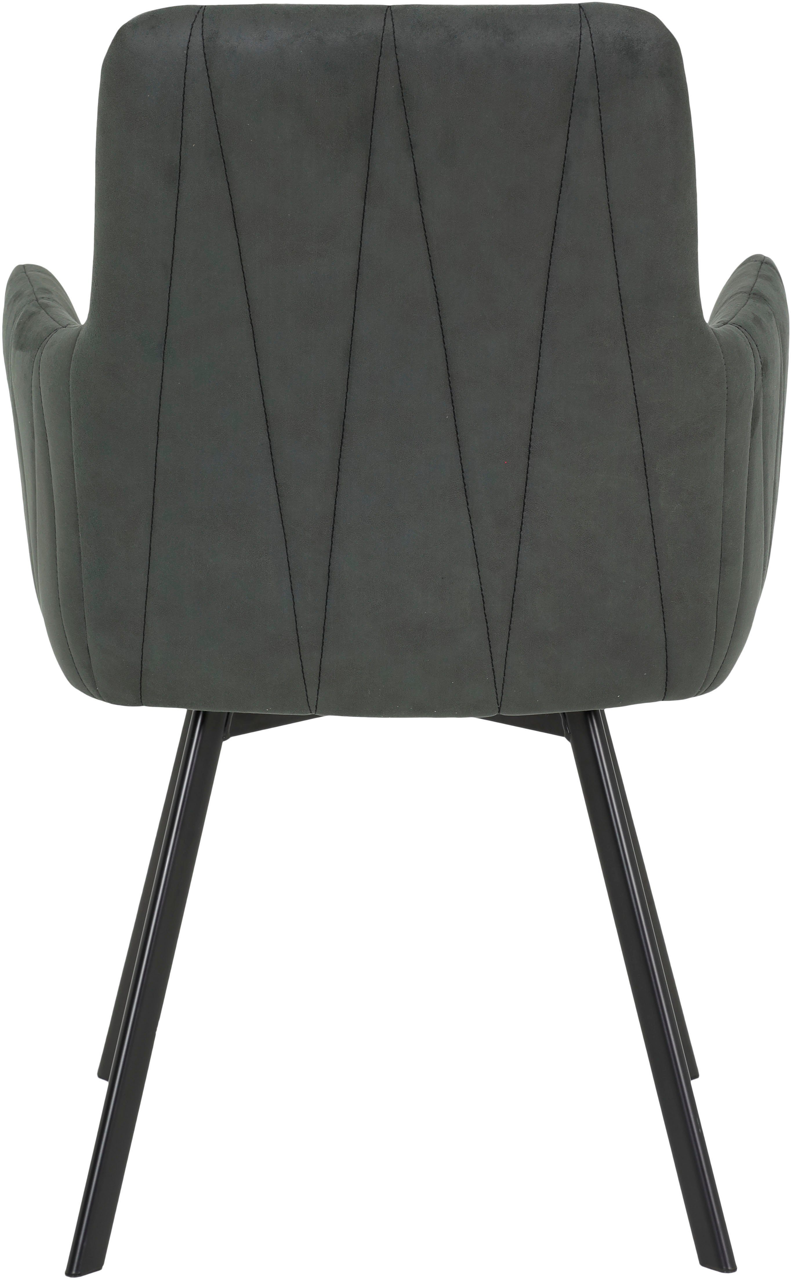 HELA Eethoek Uittrekbaar 160 - 200 cm, fauteuil 360° draaibaar (set, 5-delig)