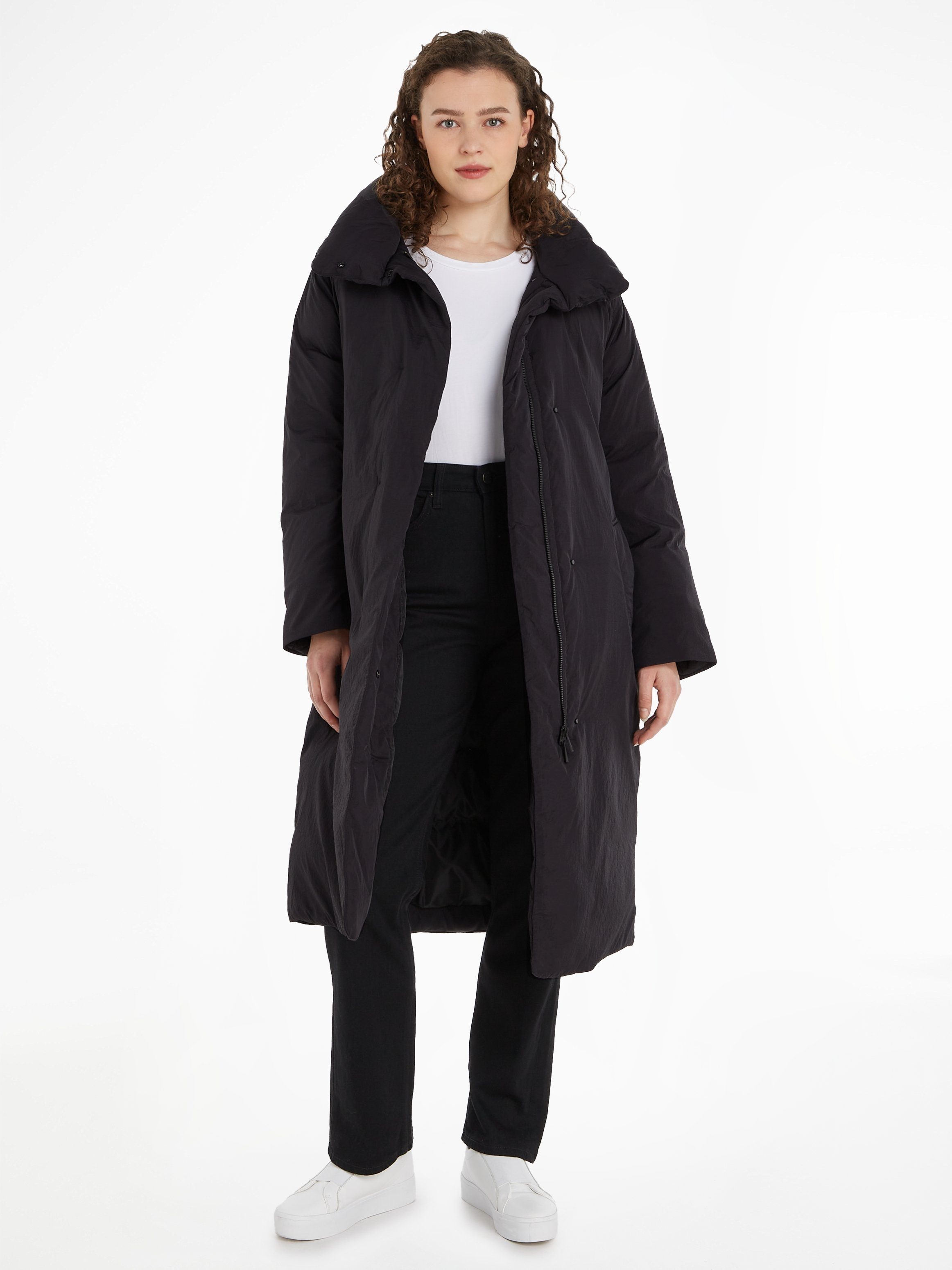 Calvin Klein Winterjas CRINKLE NYLON DOWN WRAP COAT