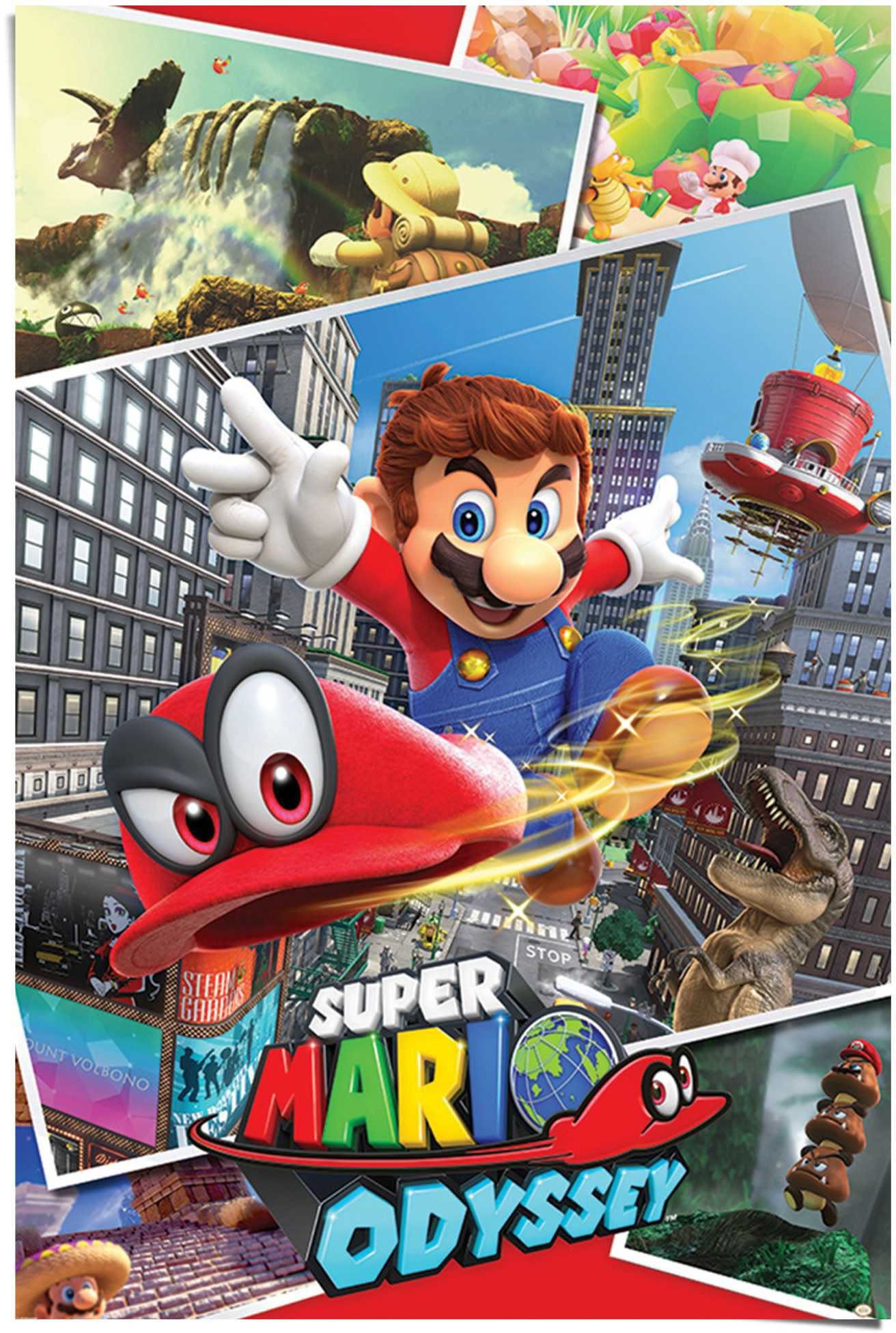 Reinders! Poster Super Mario Odyssey (1 stuk)