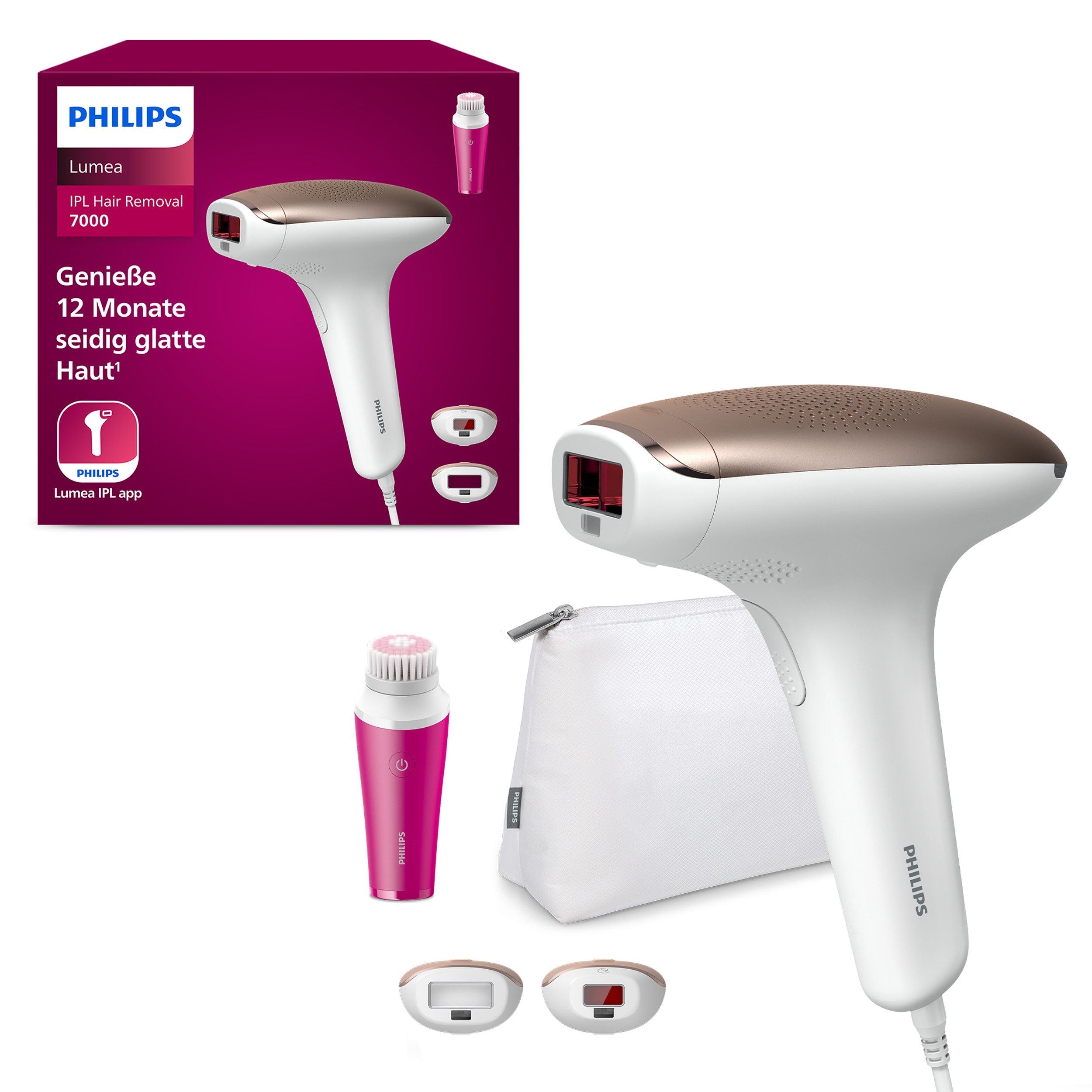 Philips IPL-ontharingsapparaat Lumea Advanced BRI924-00 2 opzetstukken (lichaam en gezicht), inclusi