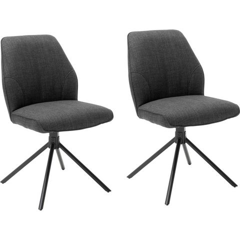 MCA furniture Stoel Pemba set van 2, 180º draaibaar met nivellering, stoel belastbaar tot 120 kg (set, 2 stuks)