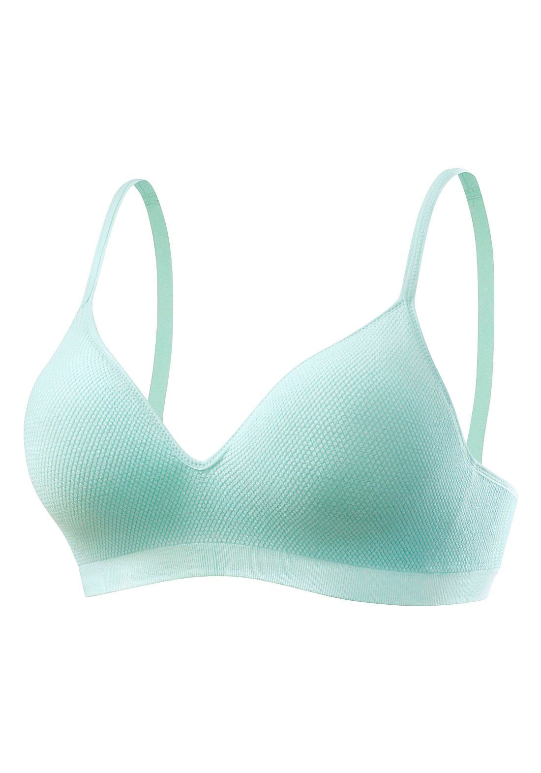 Lascana Push-up-bh COMFY BRA zonder beugels in zachte katoenen stof, basic lingerie