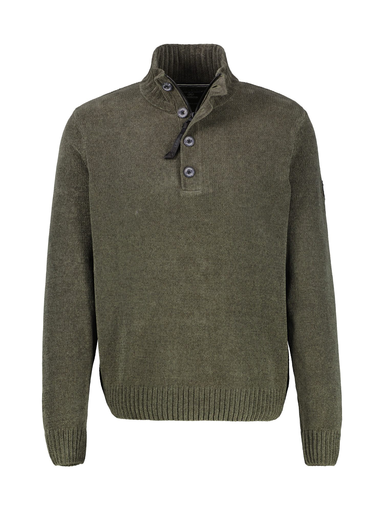 Lerros Gebreide trui LERROS Heren gebreide troyer, zacht als fluweel