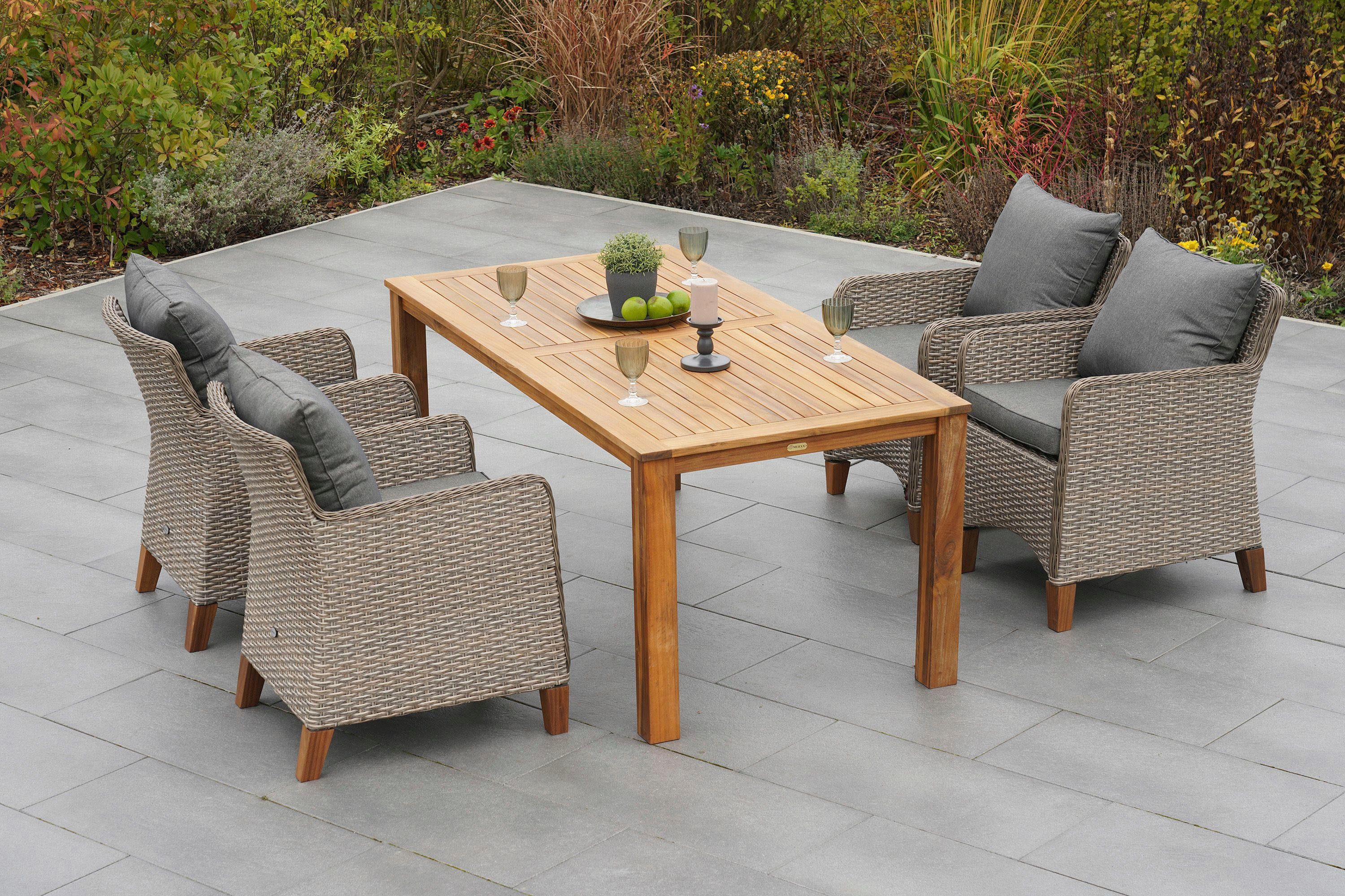MERXX Tuin-eethoek Avellino incl. kussens (5-delig) tuinsets