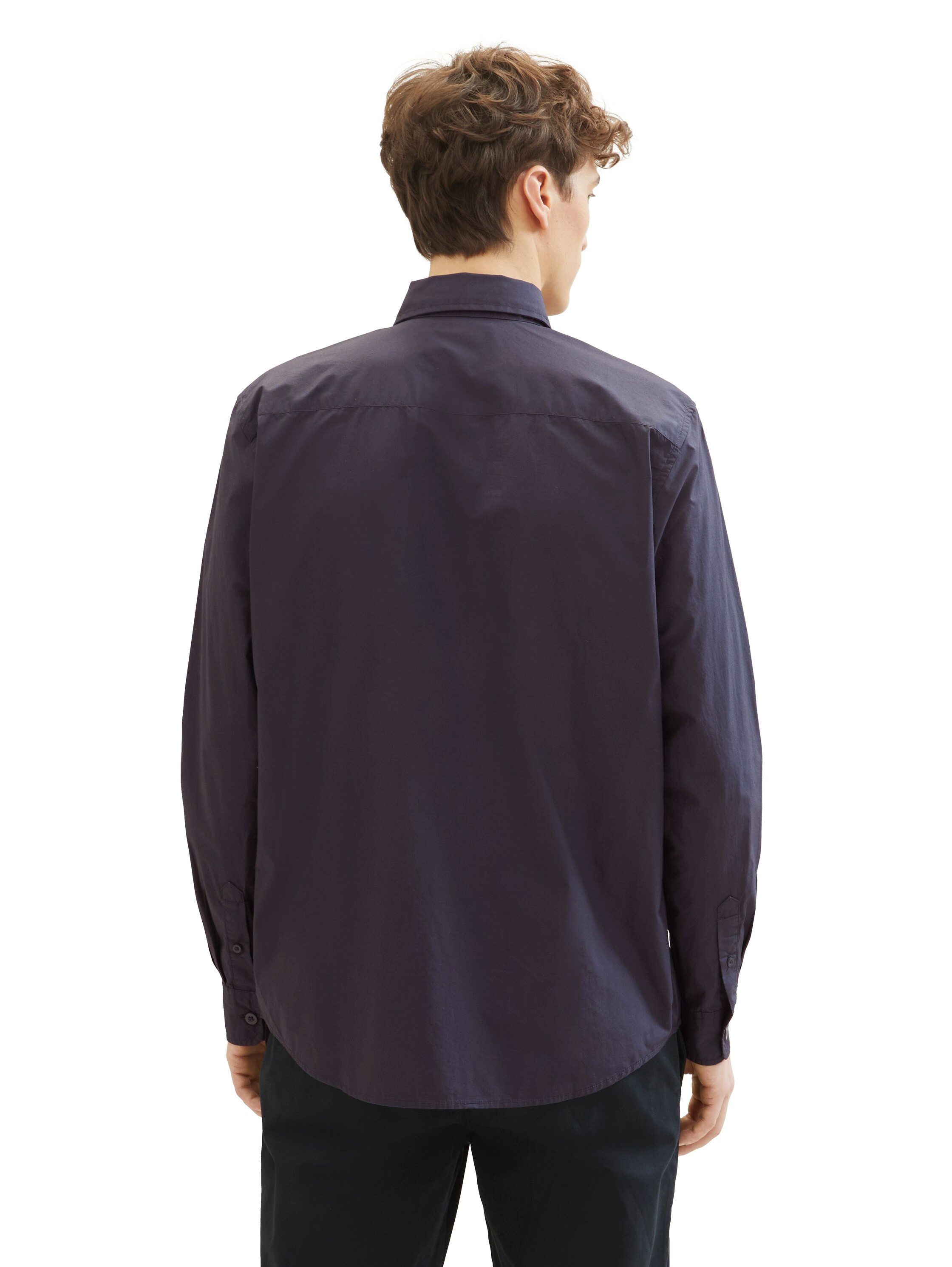 Tom Tailor Denim Overhemd met lange mouwen met knoopsluiting