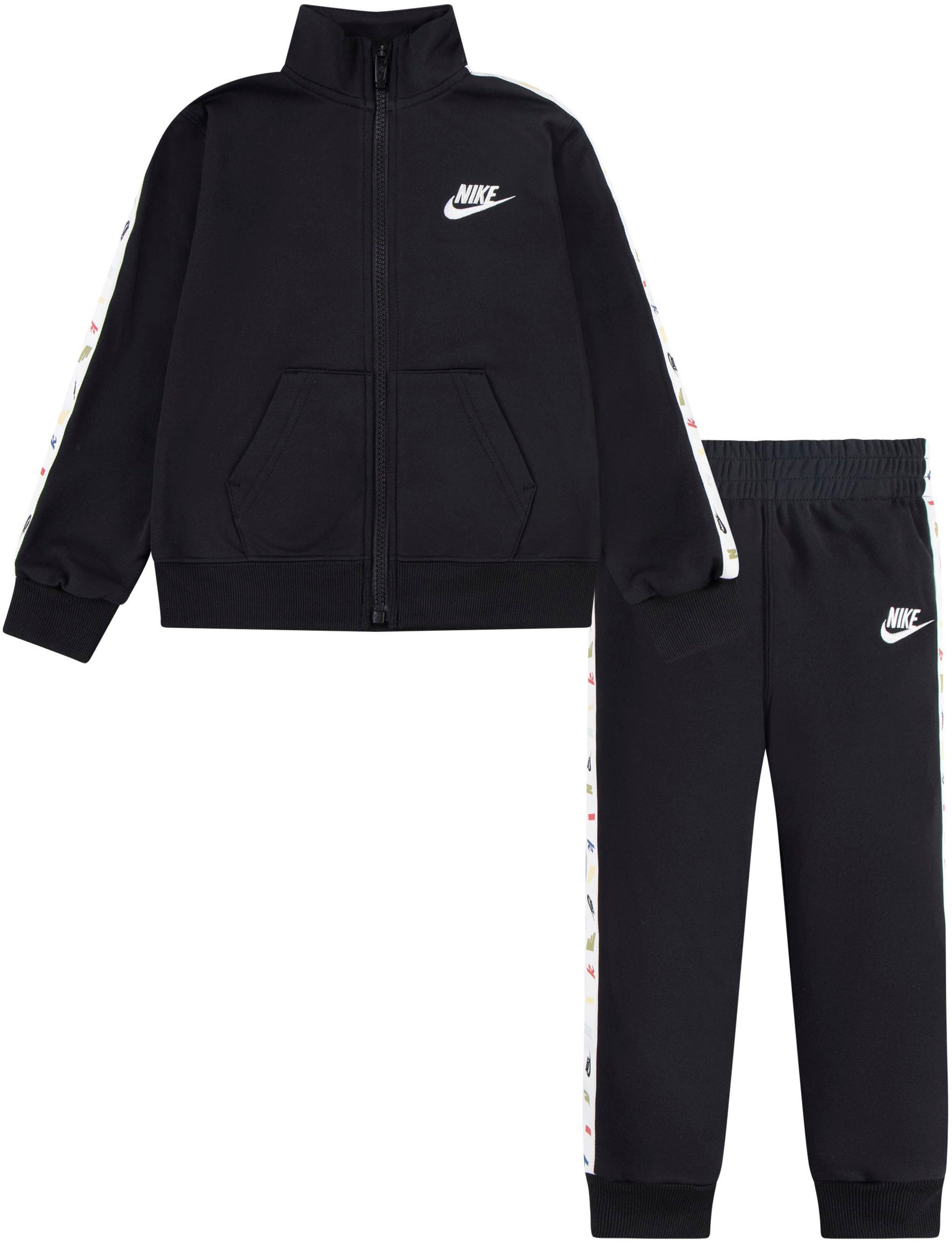nike sportswear joggingpak (set, 2-delig) zwart