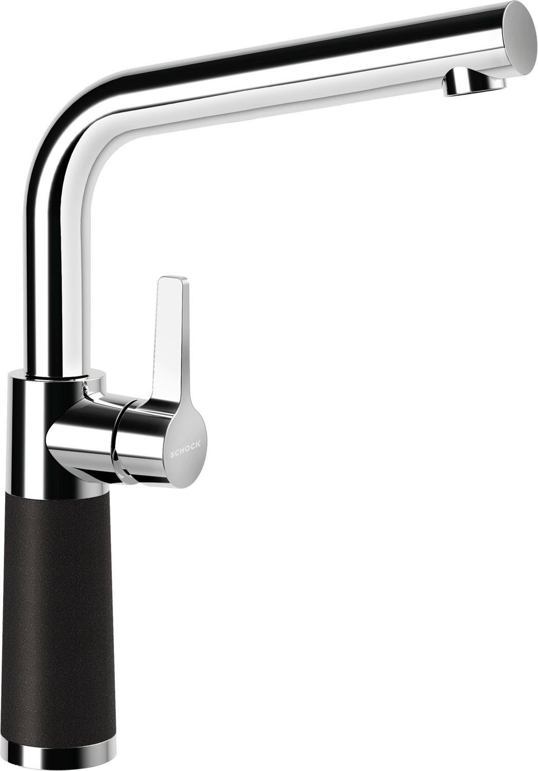 Schock Keukenkraan SC-540 FA Feestuitloop, draaibereik 360° keukenkranen zwart