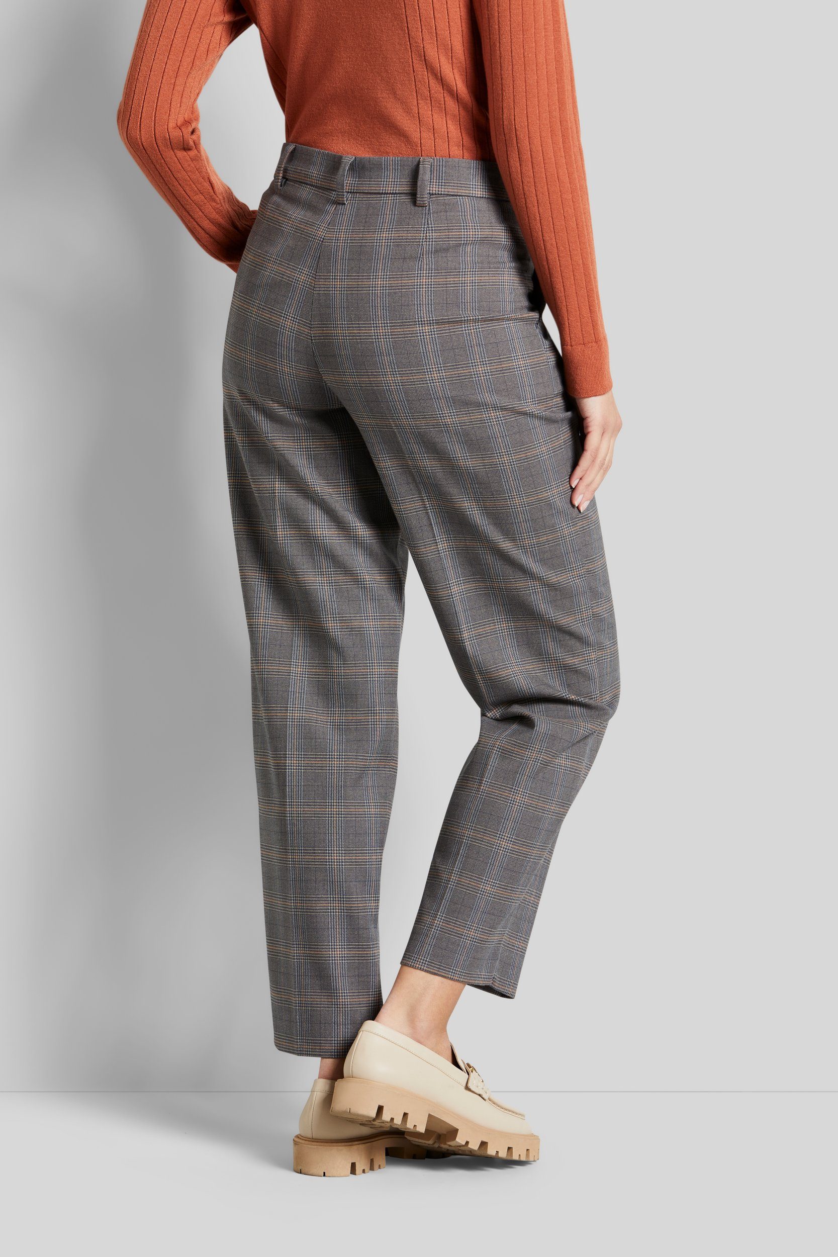 Bugatti Stoffen broek met plooien