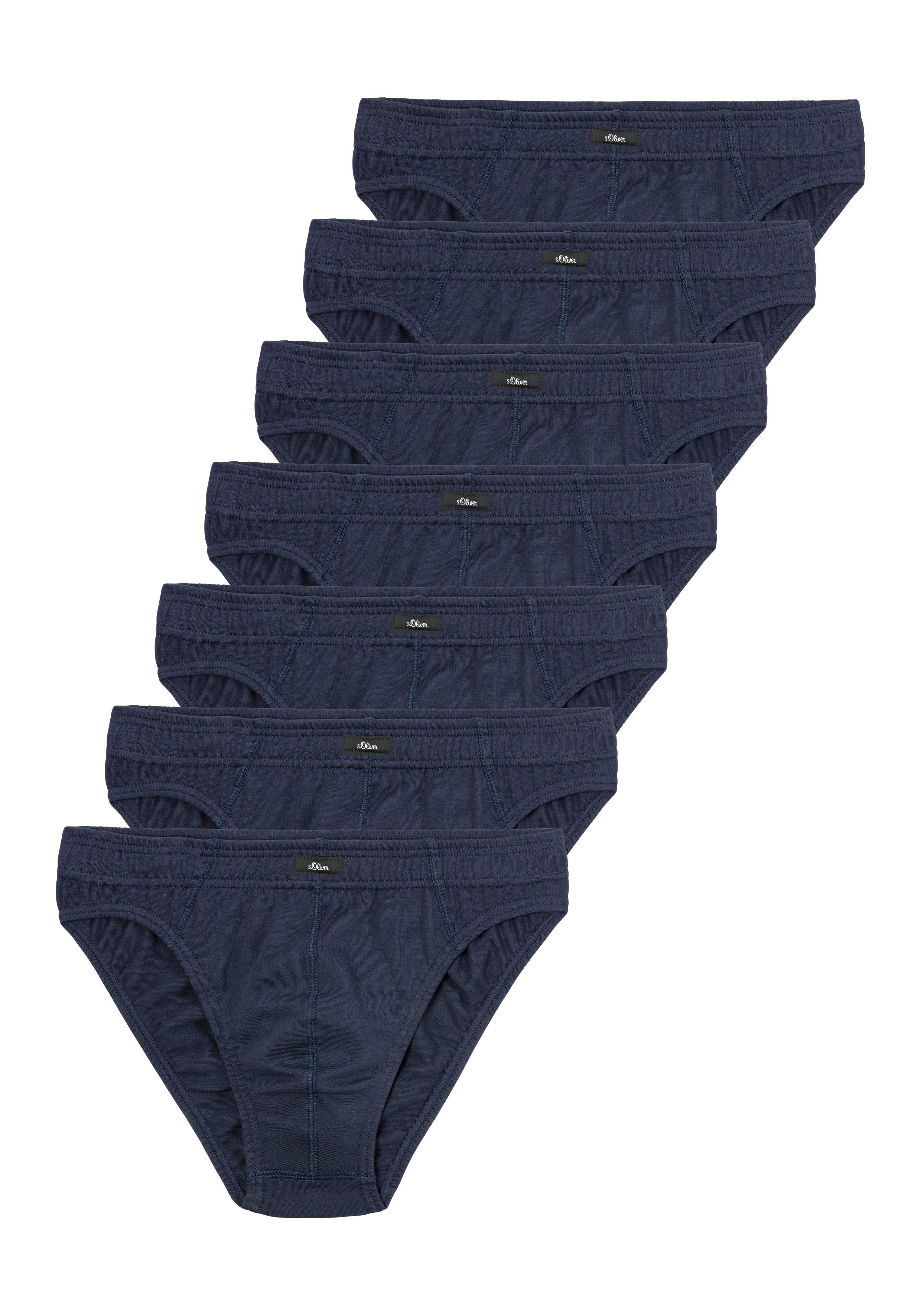 s.Oliver RED LABEL Beachwear Slip Heren onderbroek Weekvoorraad in een blik (blik, 7 stuks, 7 stuks in set)
