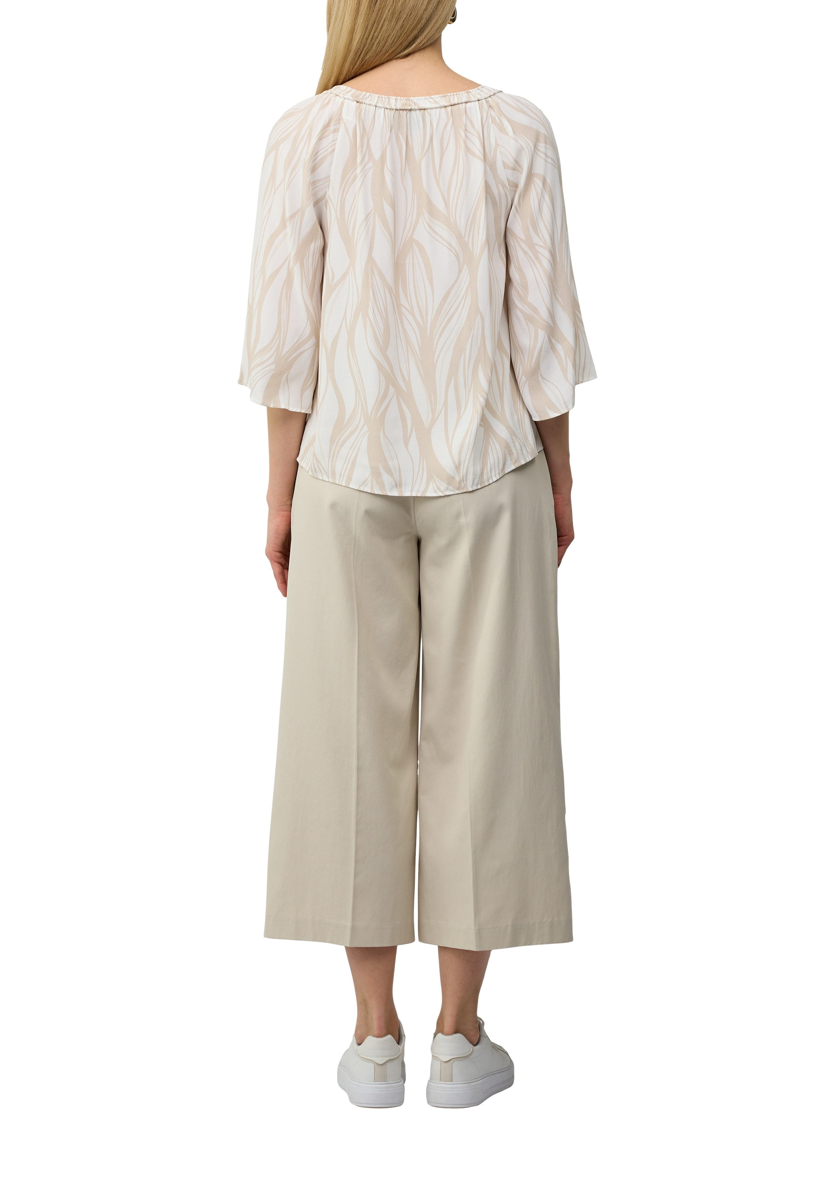 s.Oliver BLACK LABEL Klassieke blouse met print all-over