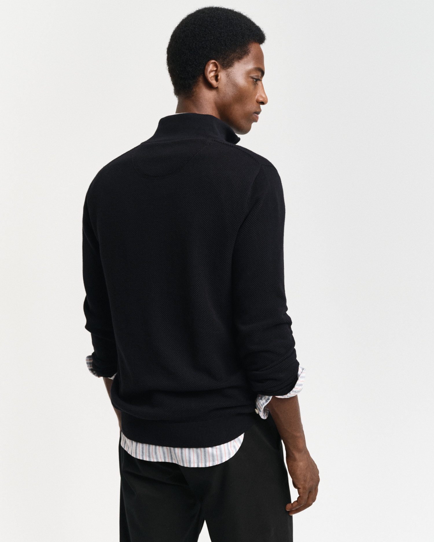 Gant Schipperstrui COTTON PIQUE HALF ZIP