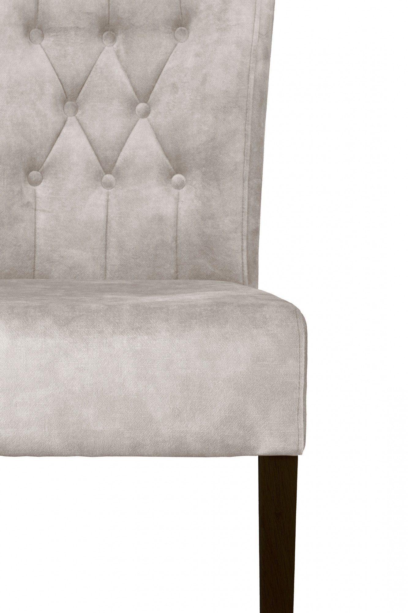 Home affaire Stoel met 4 poten Ravenna Eetkamerstoel met capitonnage (set, 2 stuks)