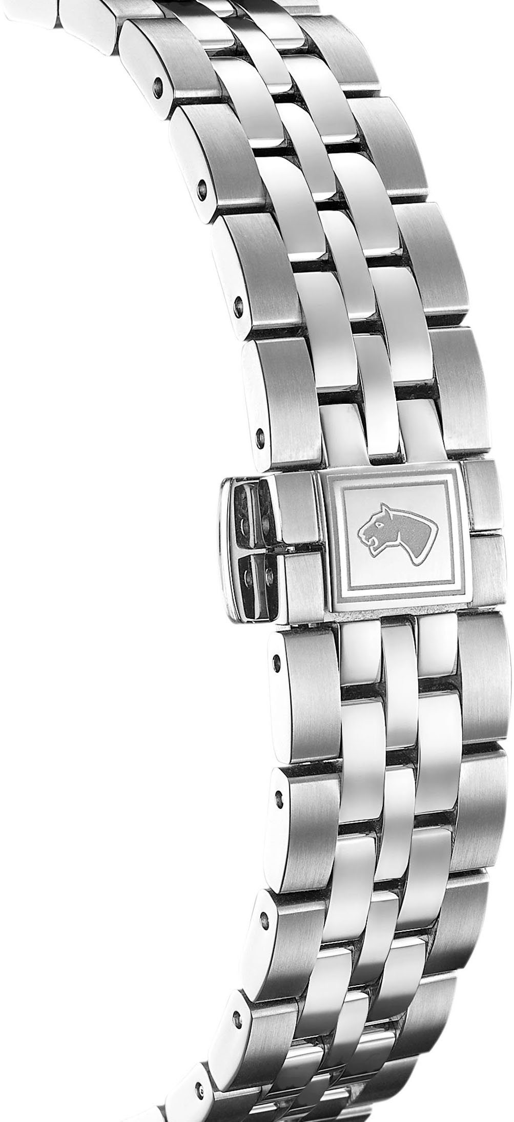 Jaguar Automatisch horloge Polshorloge, dameshorloge, open balans in hartvorm, saffierglas, Swiss Made