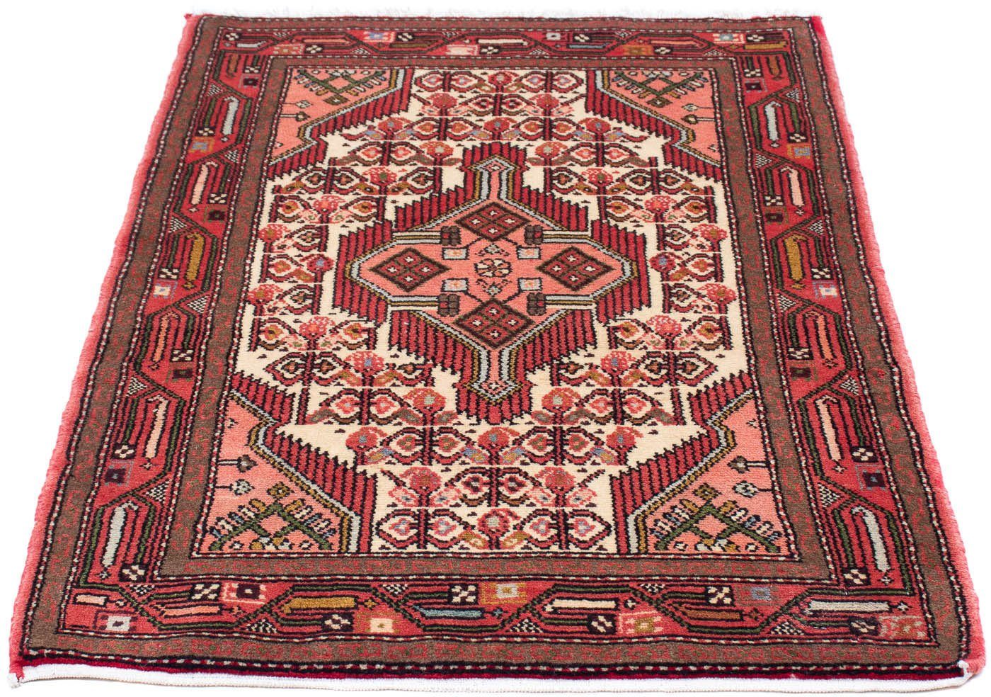 morgenland Wollen kleed Hamadan medaillon 125 x 80 cm Handgeknoopt