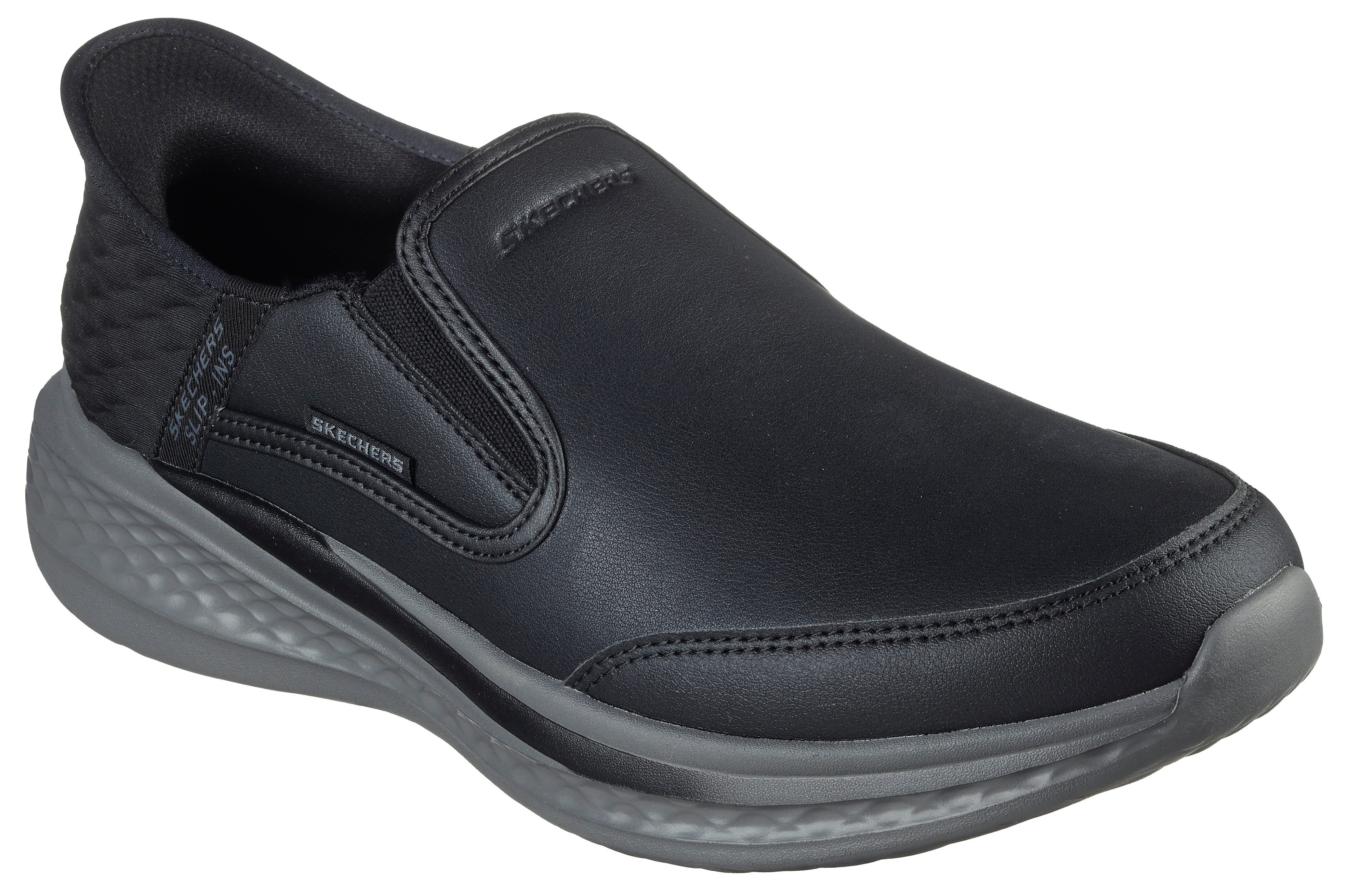 Skechers Slip-on sneakers SLADE- Slippers, vrijetijdsschoen, lage schoen met Goga Mat functie