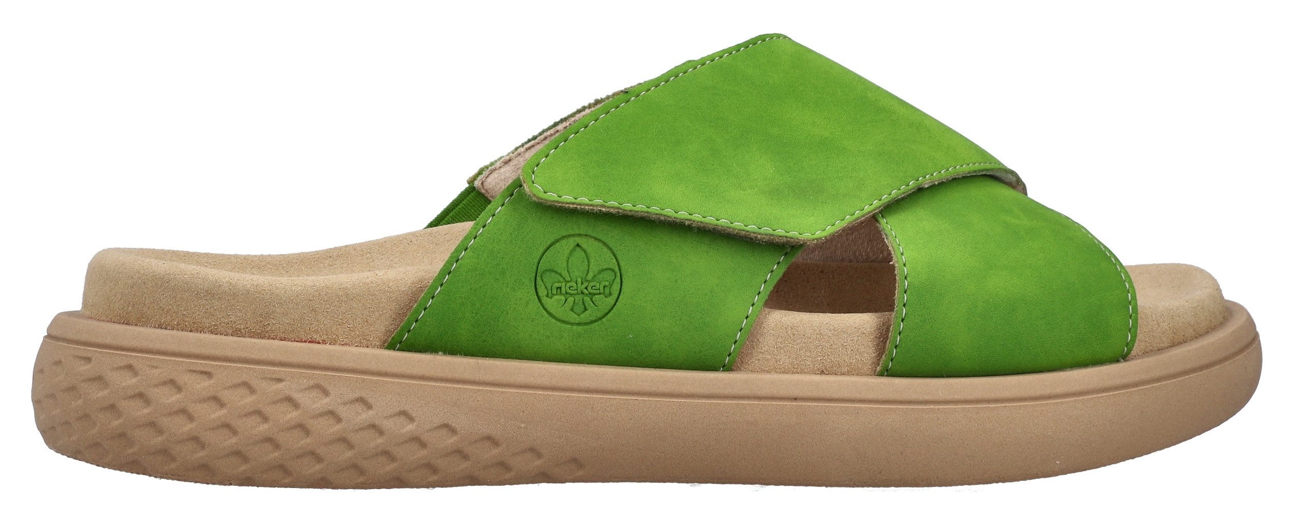 Rieker Slippers Zomerschoen, strandschoen, huisschoen, slippers met comfortabel voetbed