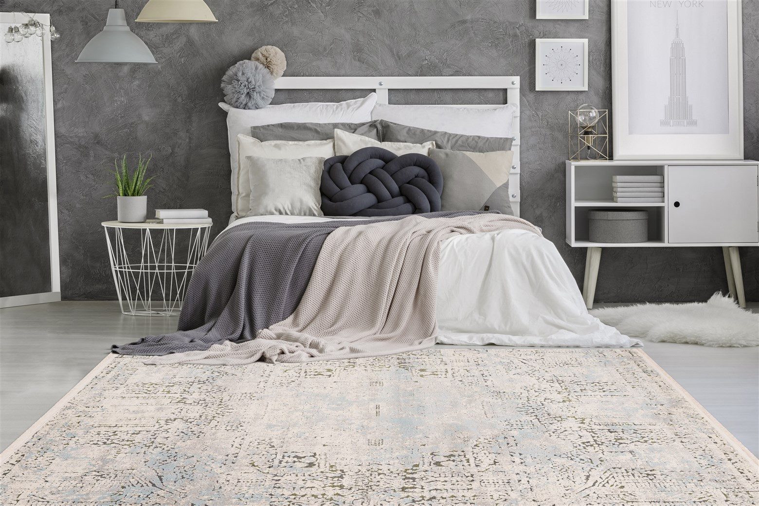aRTE ESPINA Vloerkleed Palace 400 Soft touch, vintage-ontwerp, subtiele kleuren