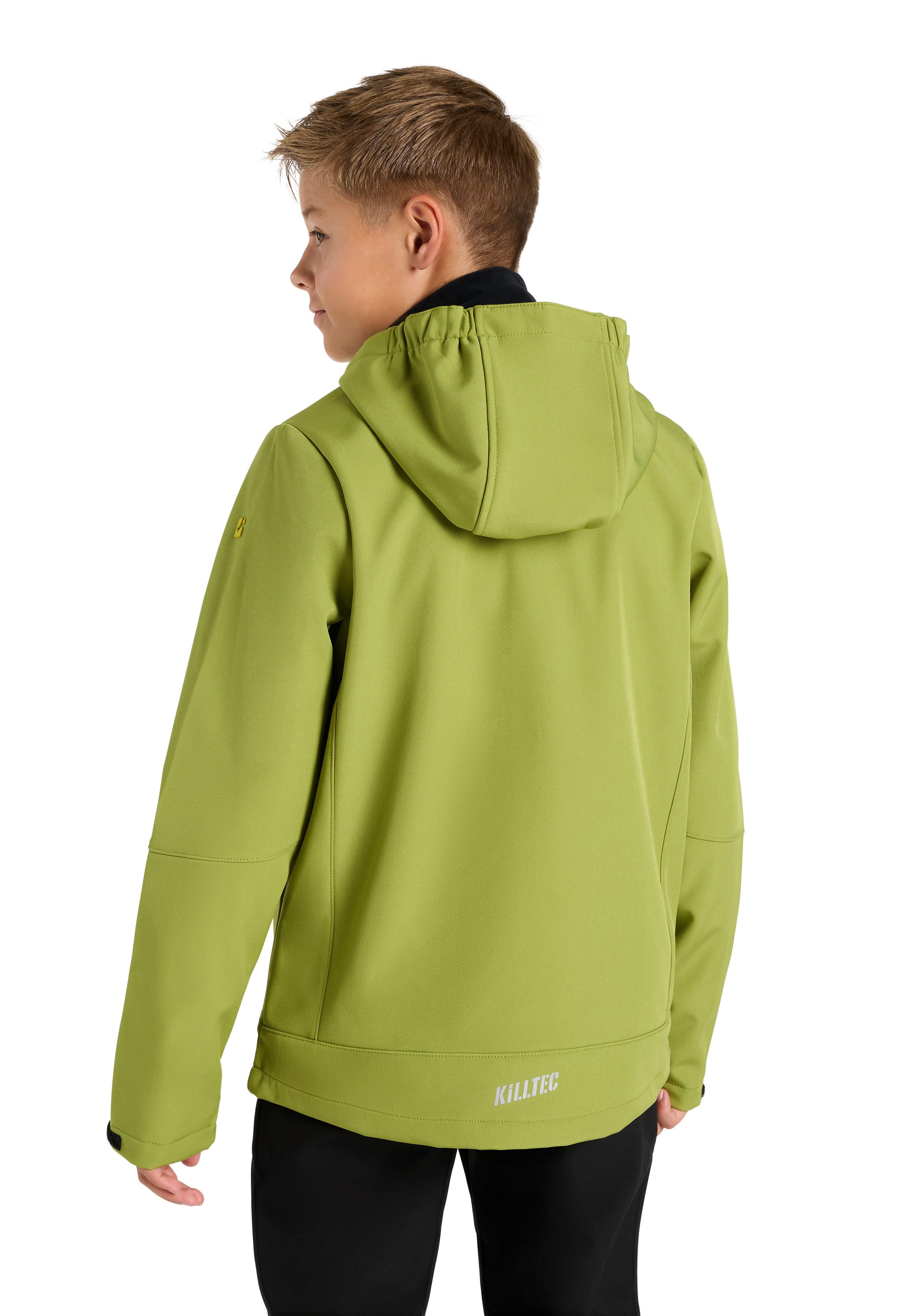 Killtec Softshell-jack BYS SFTSHLL JCKT OT Tussenjas, waterafstotend & windafstotend, voor kinderen (1 stuk)