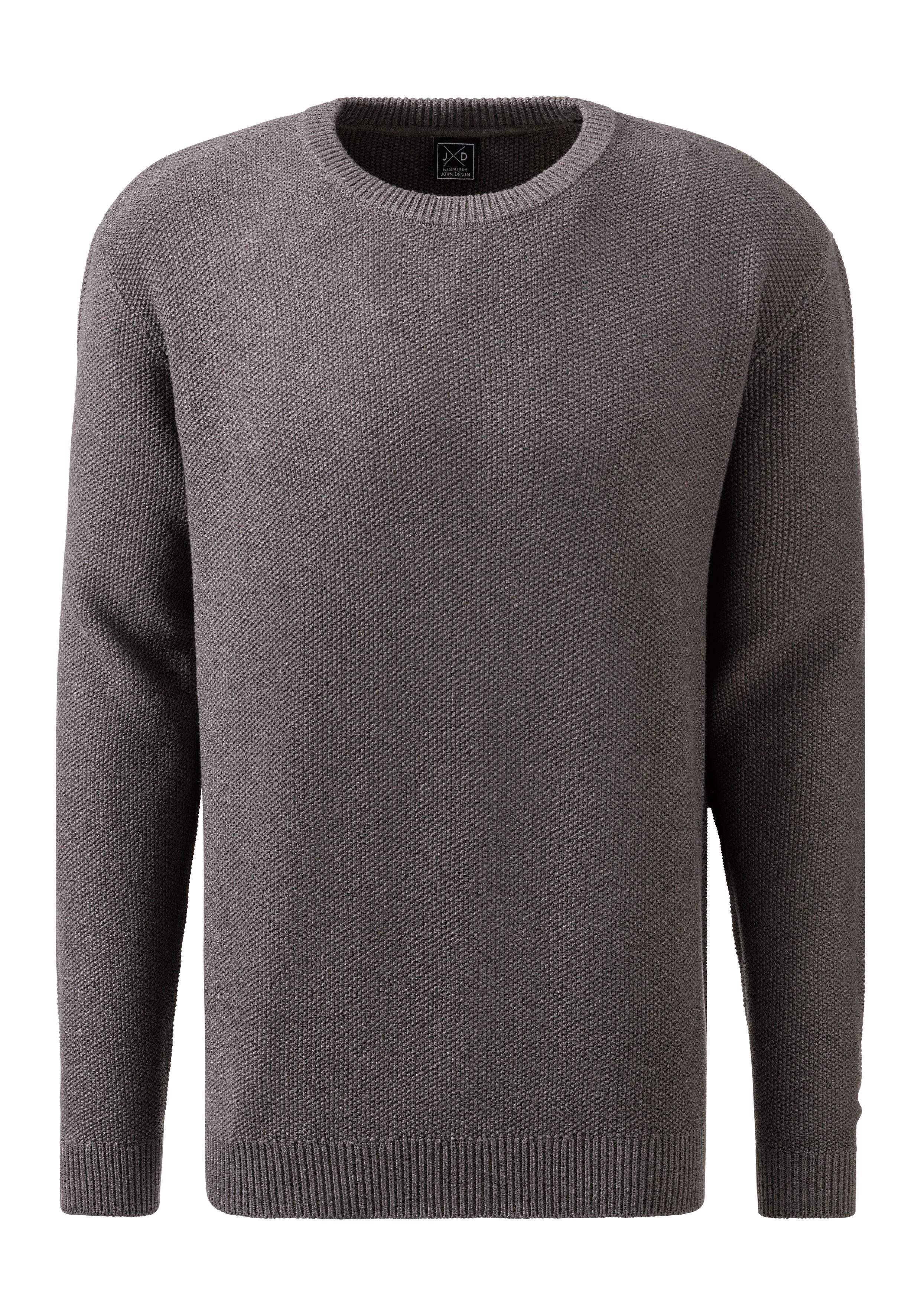 John Devin Gebreide trui Pullover in modieuze breistructuur