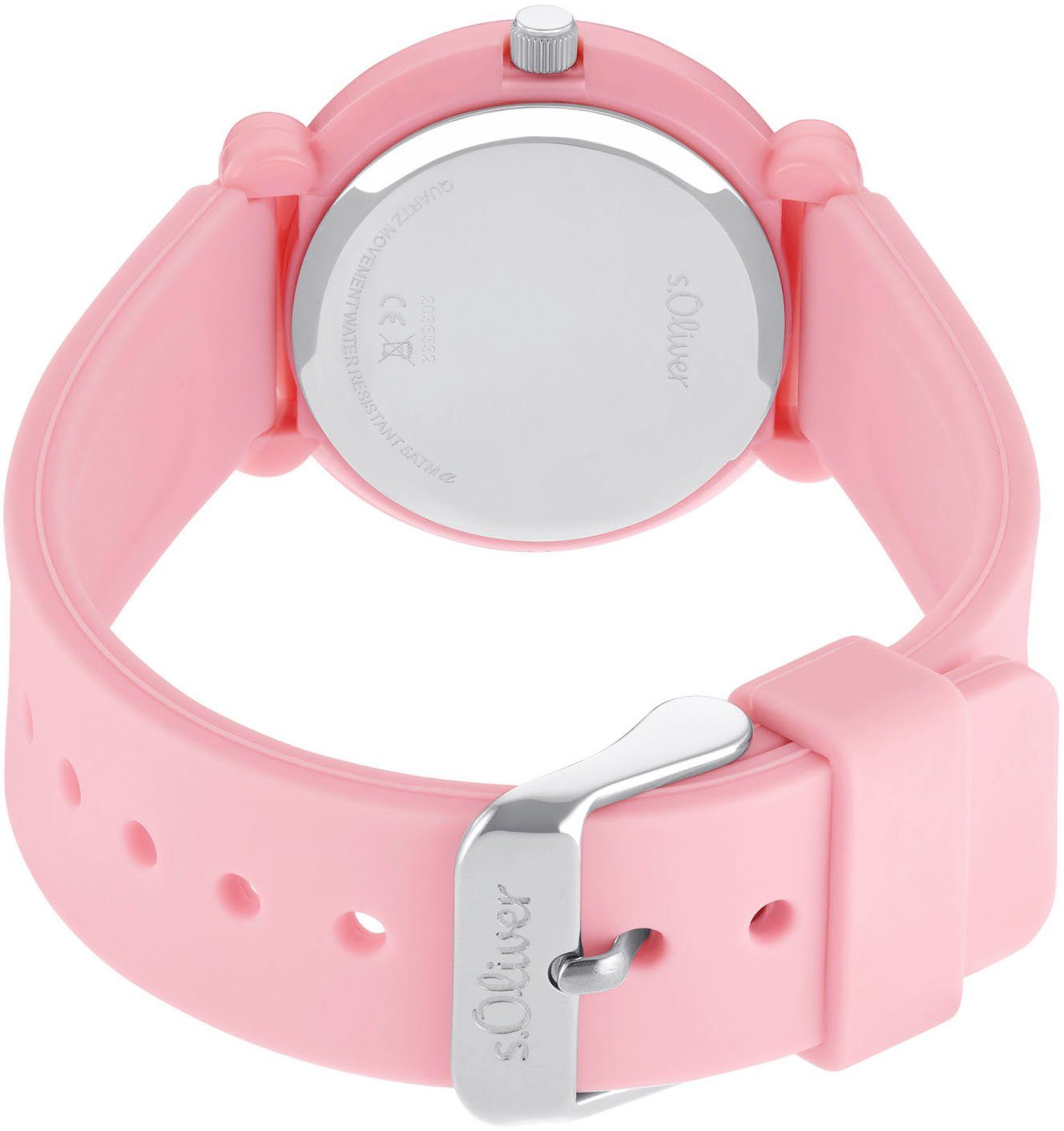 s.Oliver Kwartshorloge 2036532 Horloge, kinderhorloge, meisjeshorloge, cadeau, verjaardag, schoolbegin