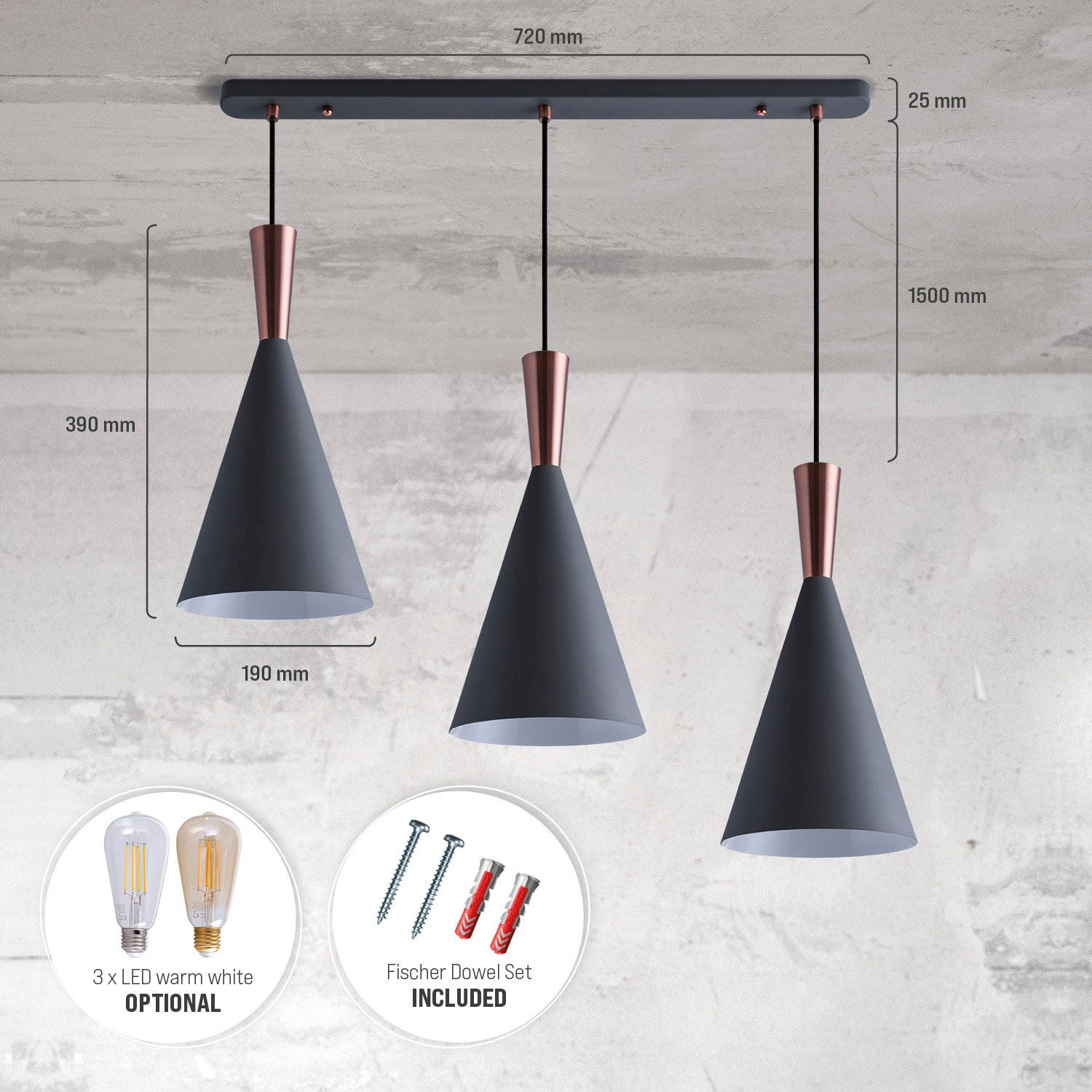 Paco Home Hanglamp Juliet