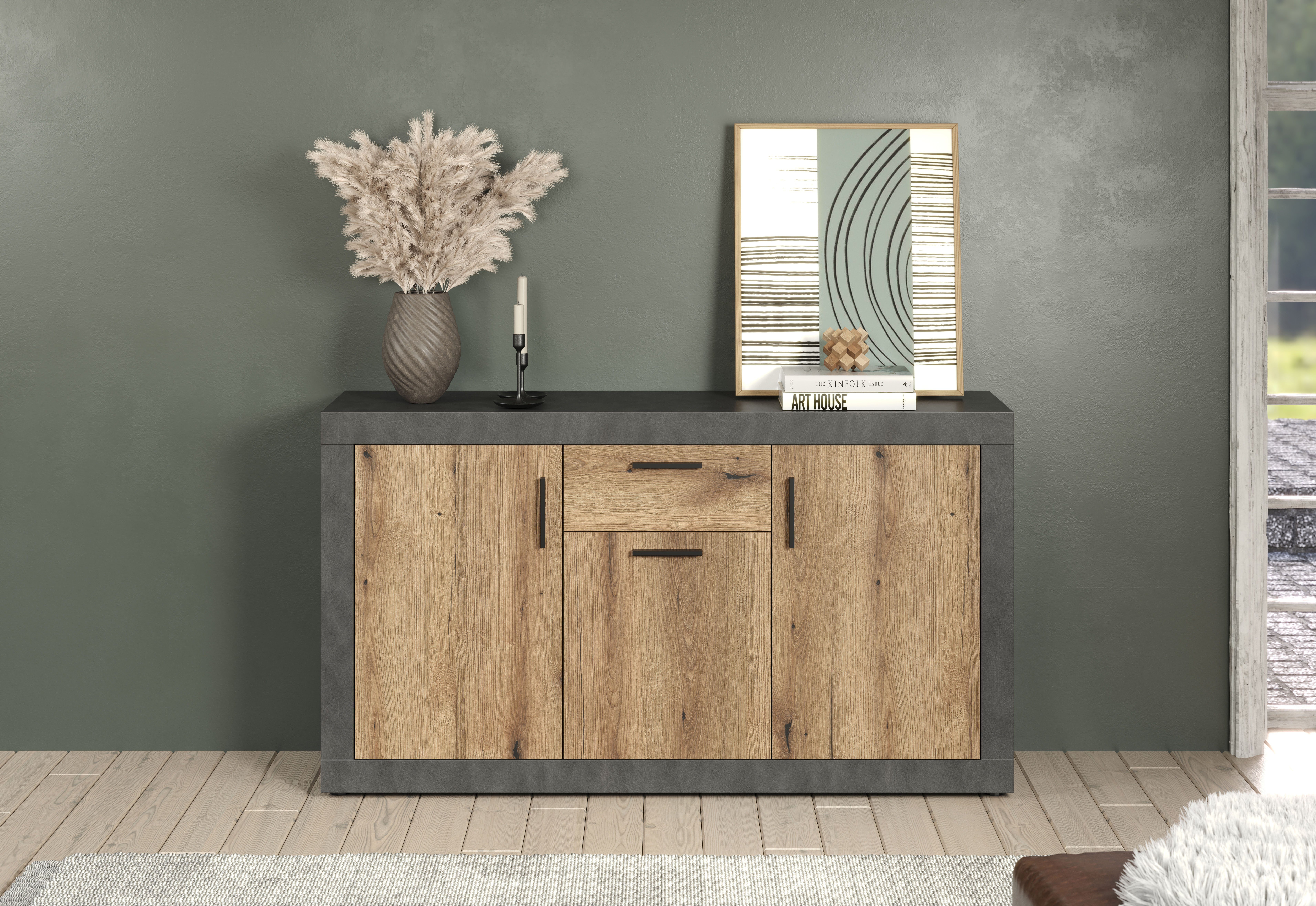 INOSIGN Dressoir Bergen Commode, flexibele opbergruimte, Breedte 149 cm (1 stuk)