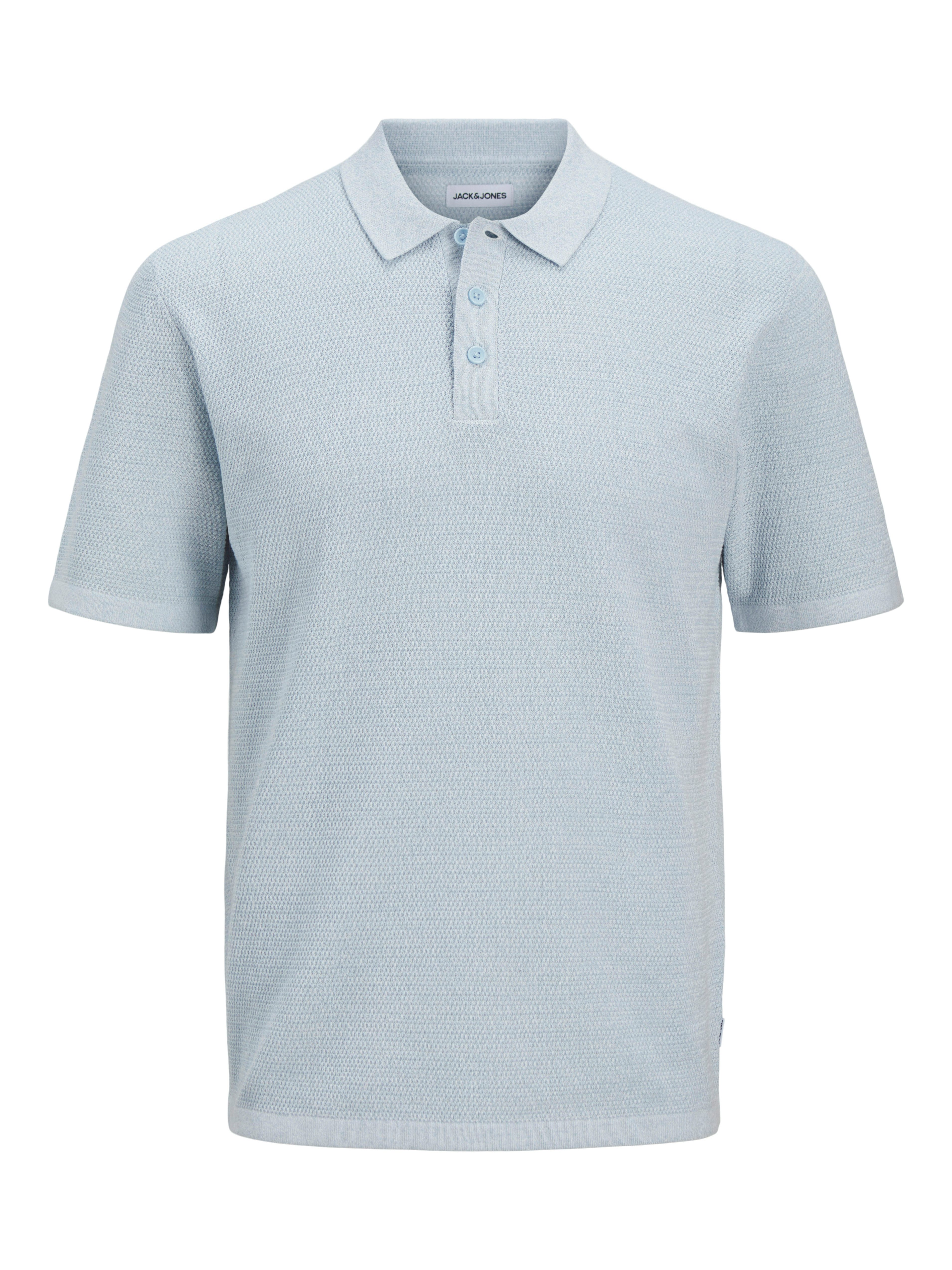 Jack & Jones Trui met korte mouwen JJEGEORGE KNIT POLO SS SN