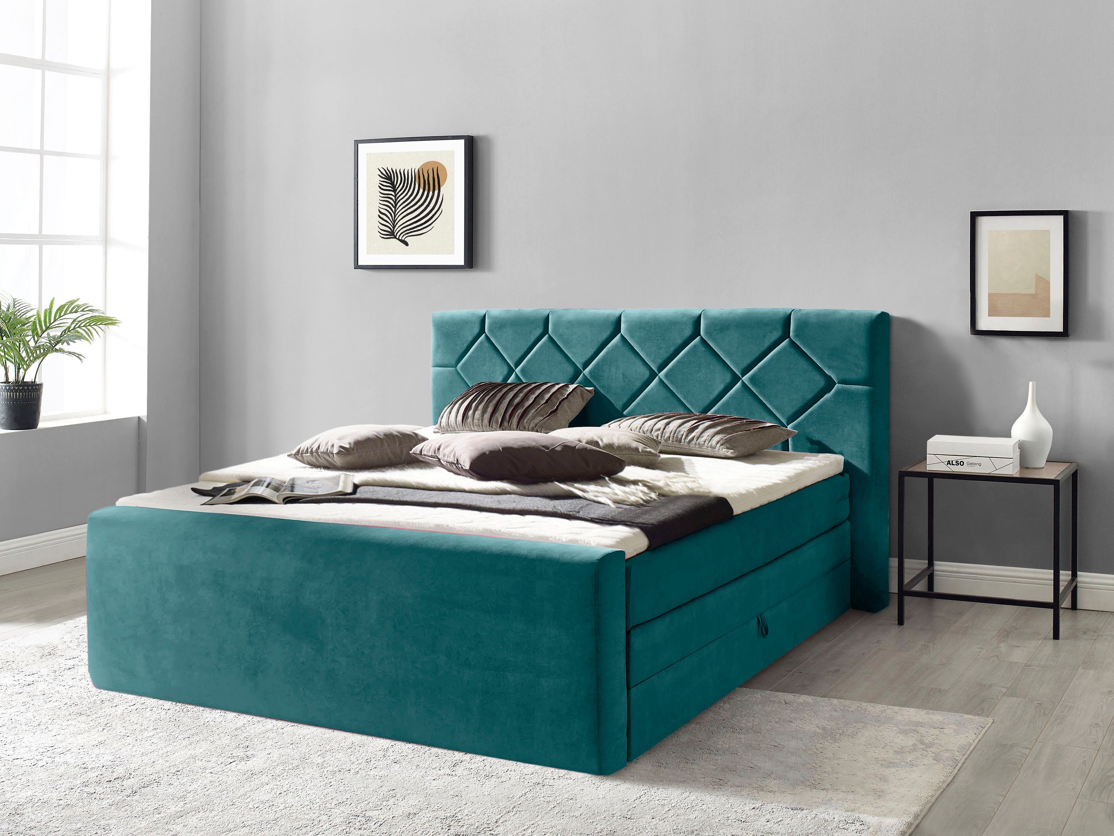 Places of Style Boxspring Atlanta inclusief topmatras en bedkist