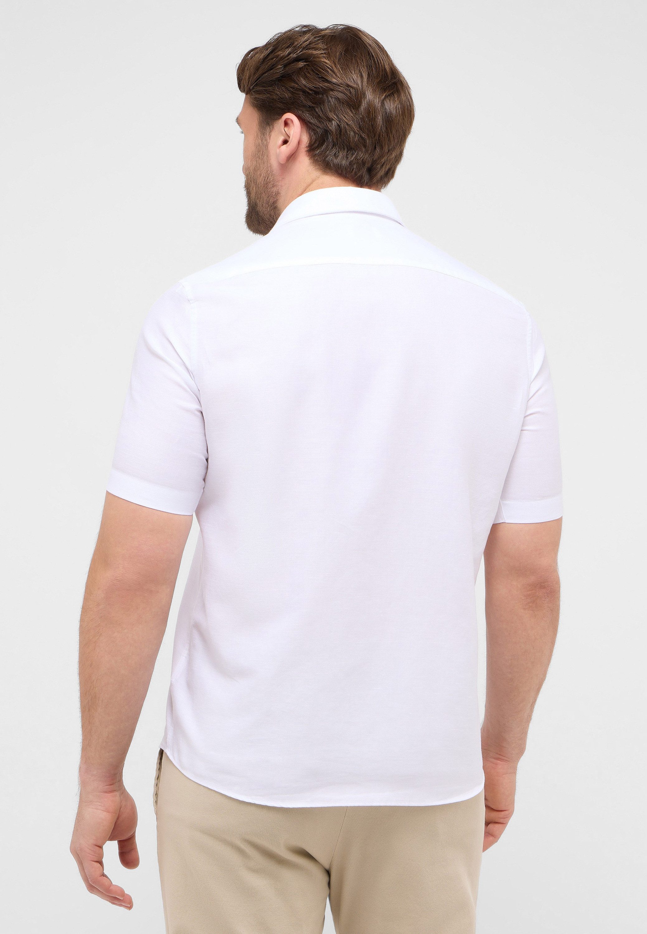Eterna Overhemd met korte mouwen Comfort fit EASY IRON (gemakkelijk te strijken)