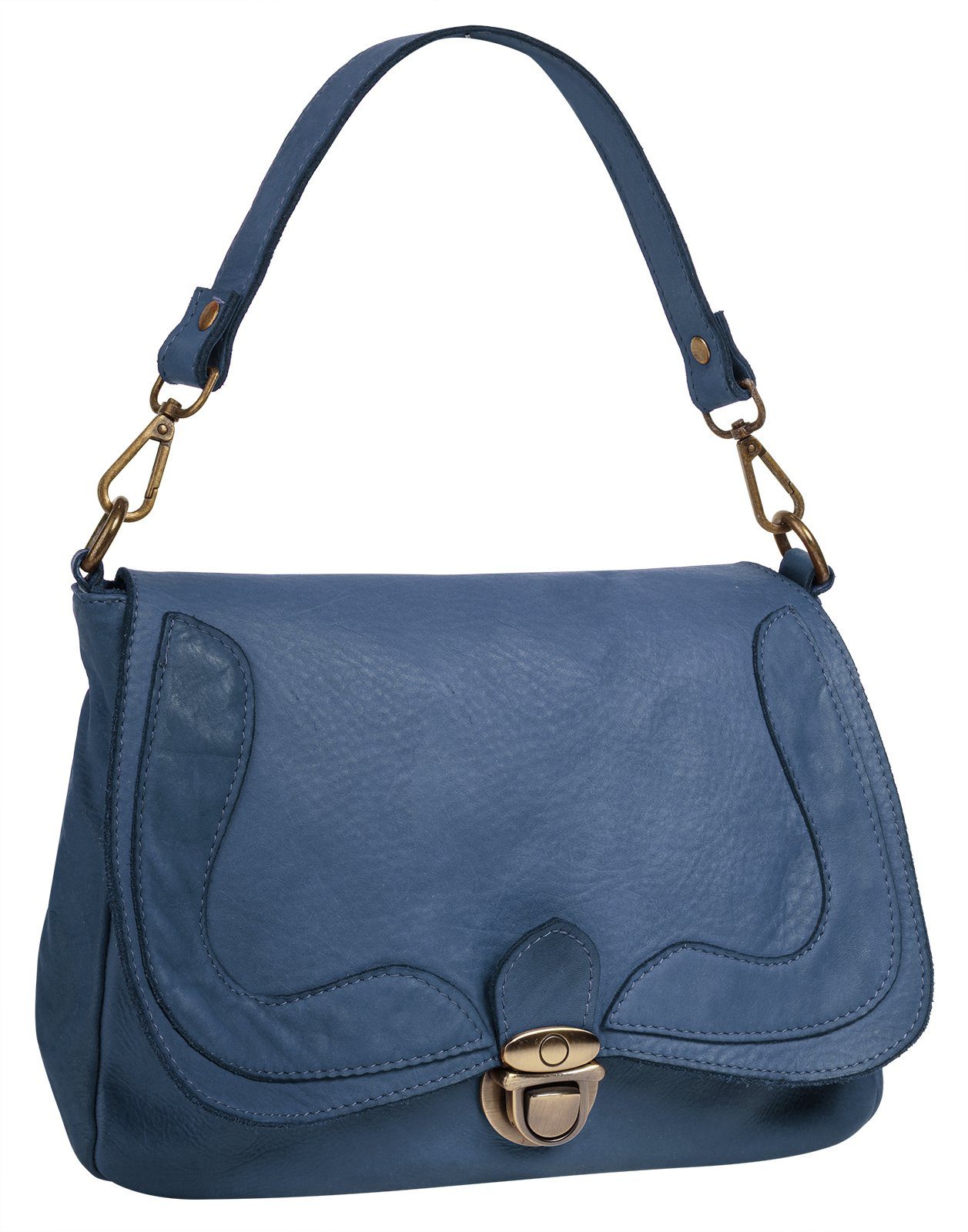 Samantha Look Schoudertas echt leer, made in italy