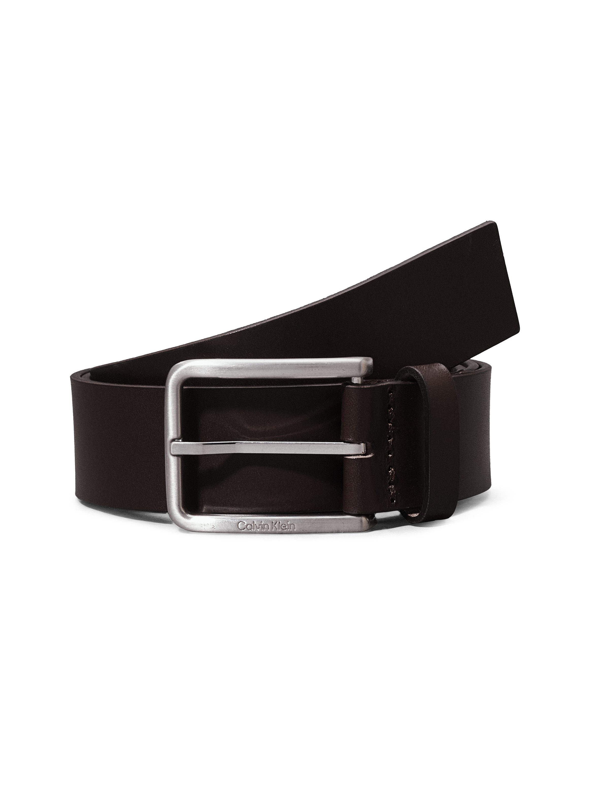 Calvin Klein Leren riem WARMTH 35MM met gestempeld logo