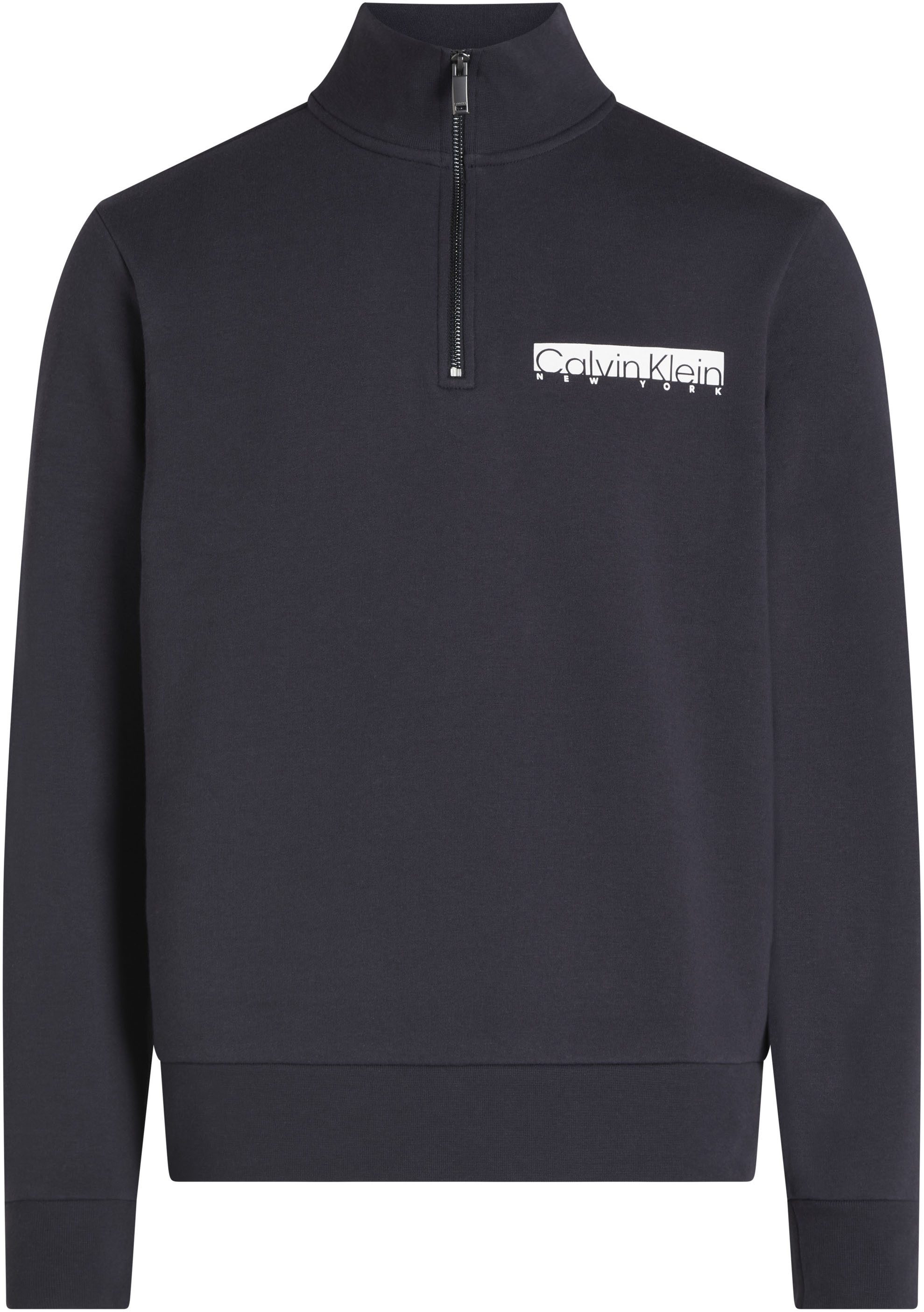 Calvin Klein Sweatshirt NY CHEST BOX LOGO Q-ZIP