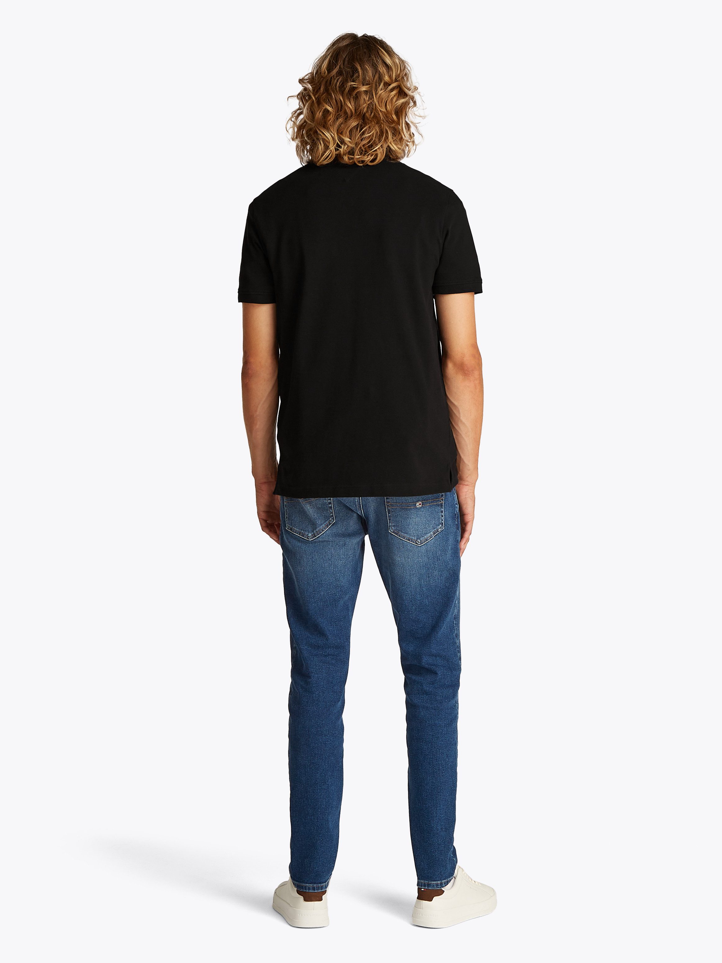 TOMMY JEANS Poloshirt TJM SLIM CHEST FLAG POLO