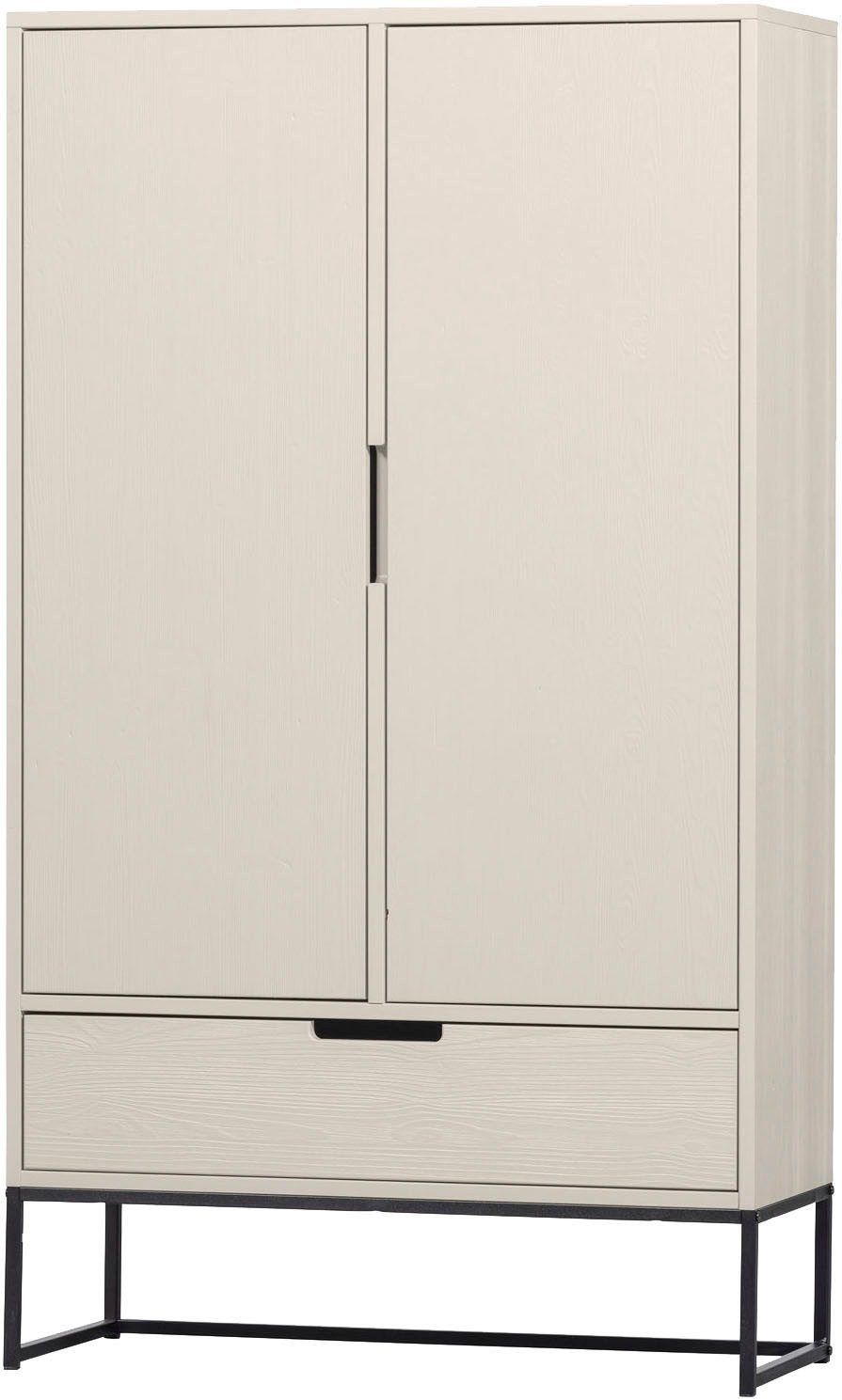 WOOOD Multifunctionele kast Silas twee deuren, met lade, h 149 cm x b 85 cm