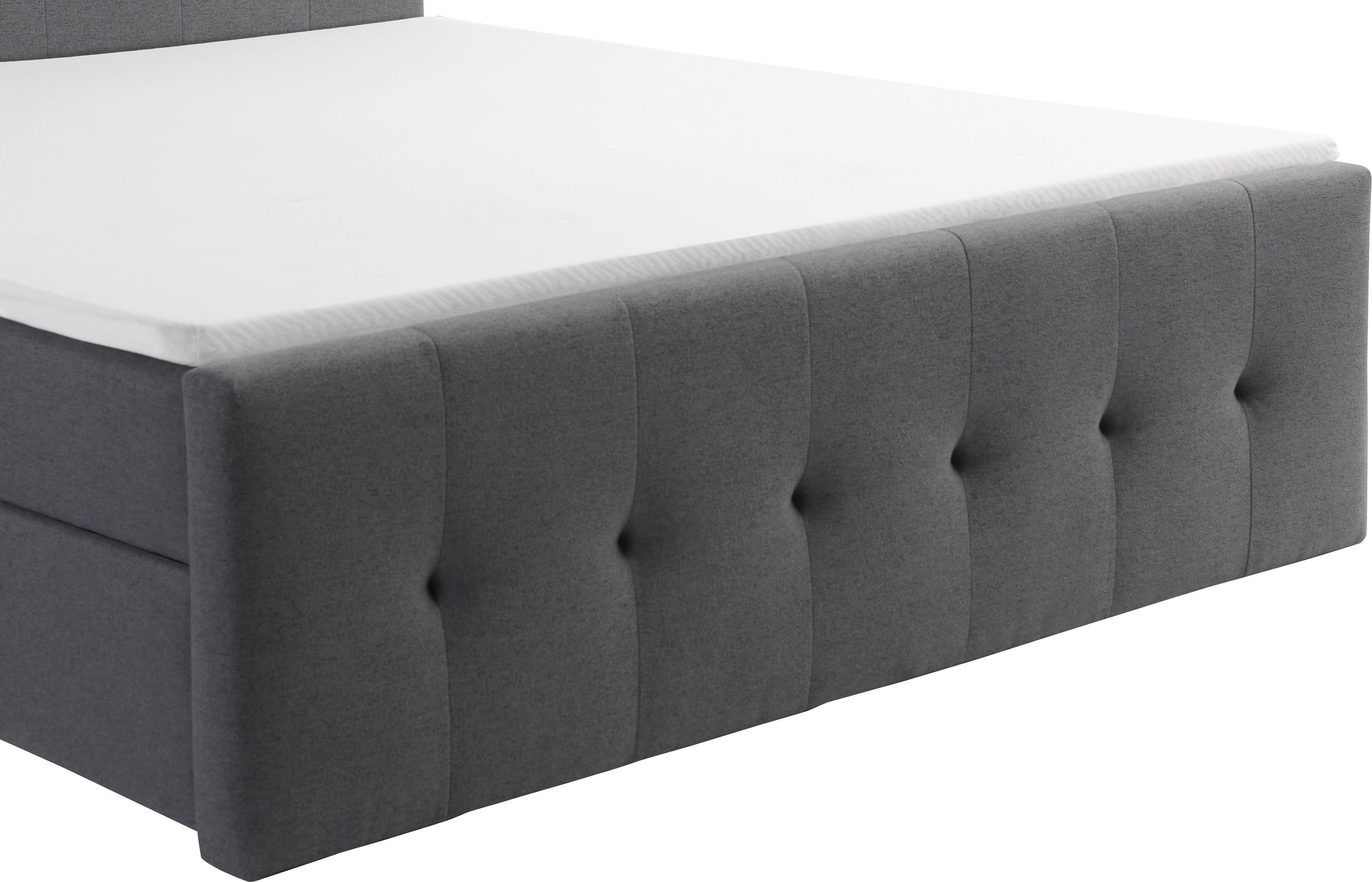 INOSIGN Boxspring Tessaja 180 x 200 cm, met bedkist, incl. topmatras