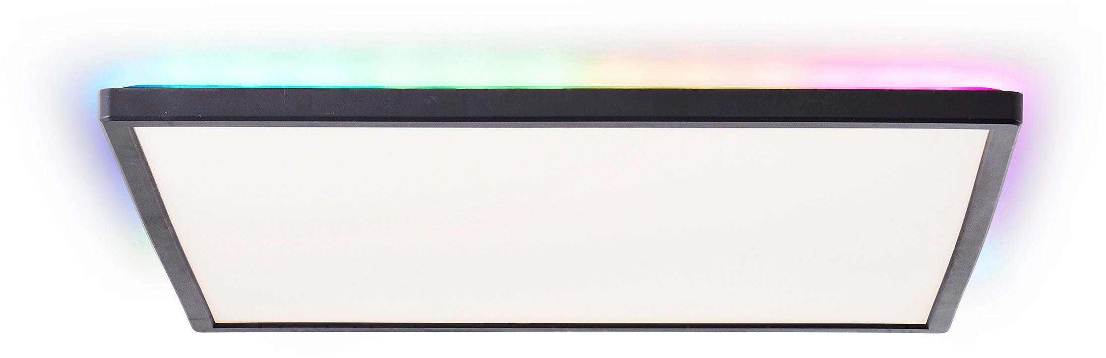 my home Led-plafondlamp Elliot 42 x 42 cm, 2500 lumen, 3000-6500 kelvin, wit/zwart (1 stuk)