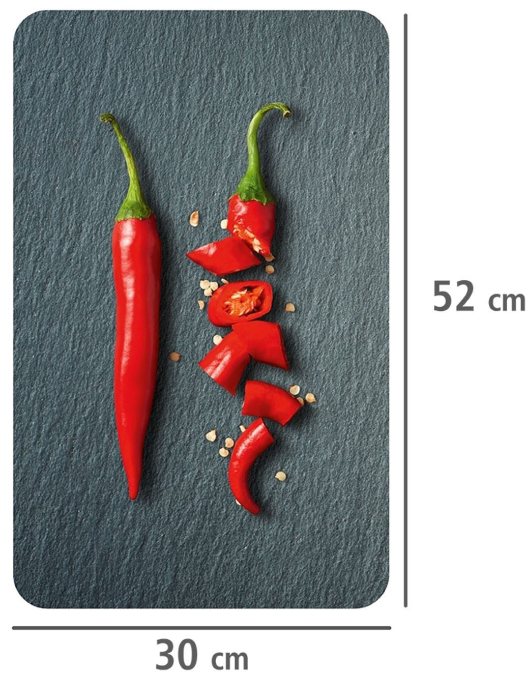 WENKO Kookplaatdeksel Universeel model Cayenne van gehard glas van wenko (set, 2-delig)