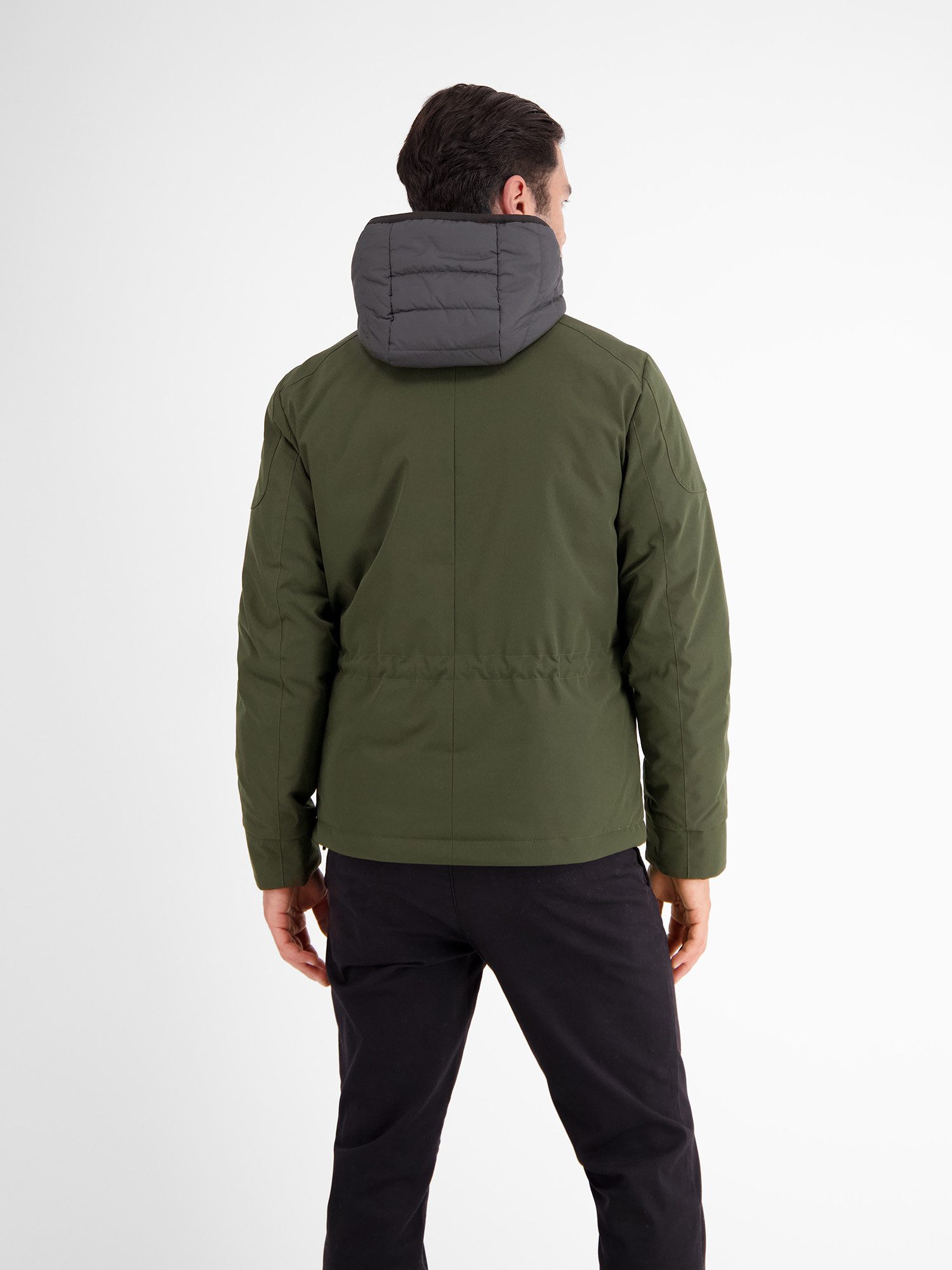 Lerros Outdoorjack LERROS fieldjack met capuchon, gevoerd