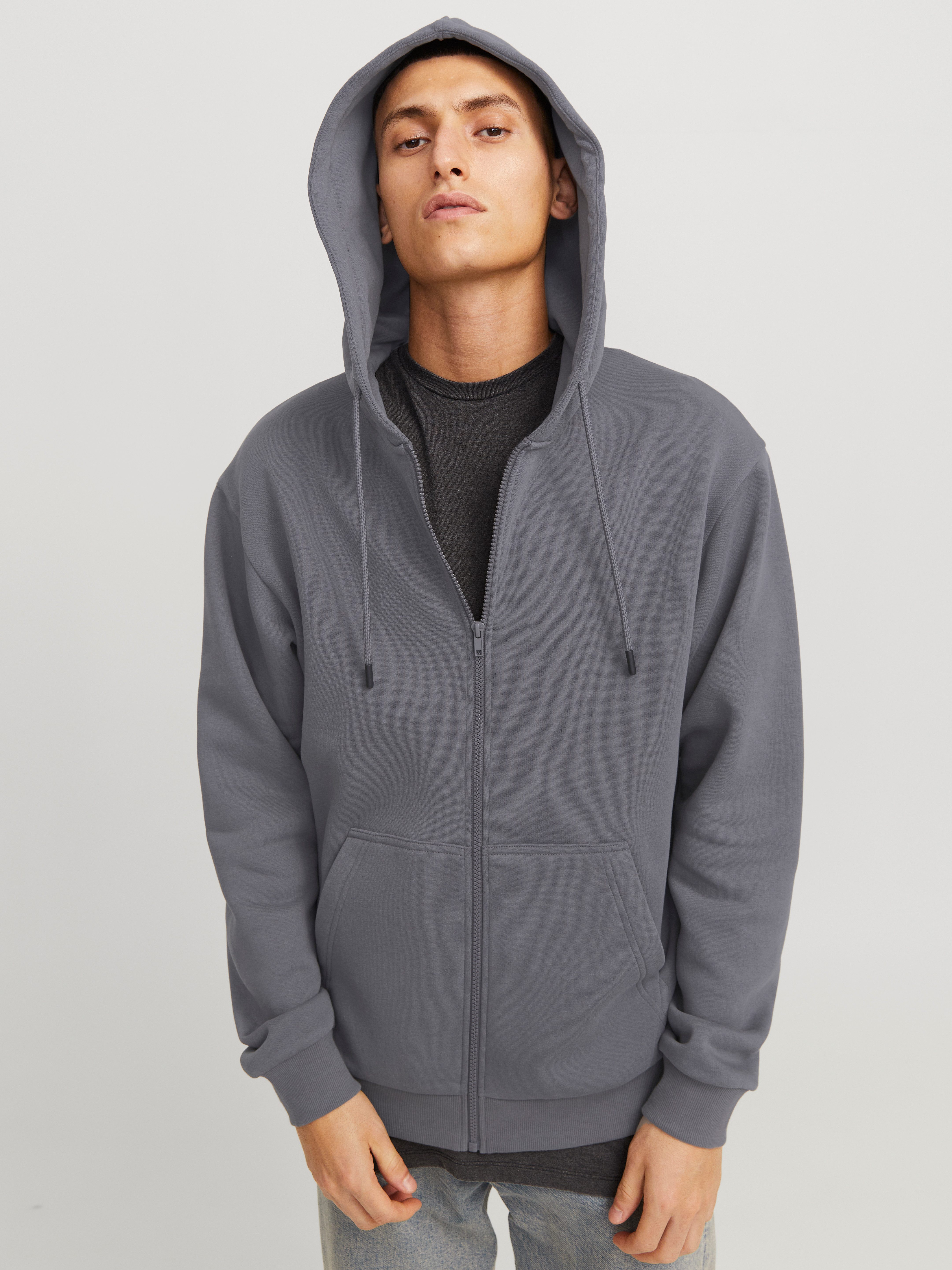 Jack & Jones Capuchonsweatvest JJEBRADLEY SWEAT ZIP HOOD NOOS