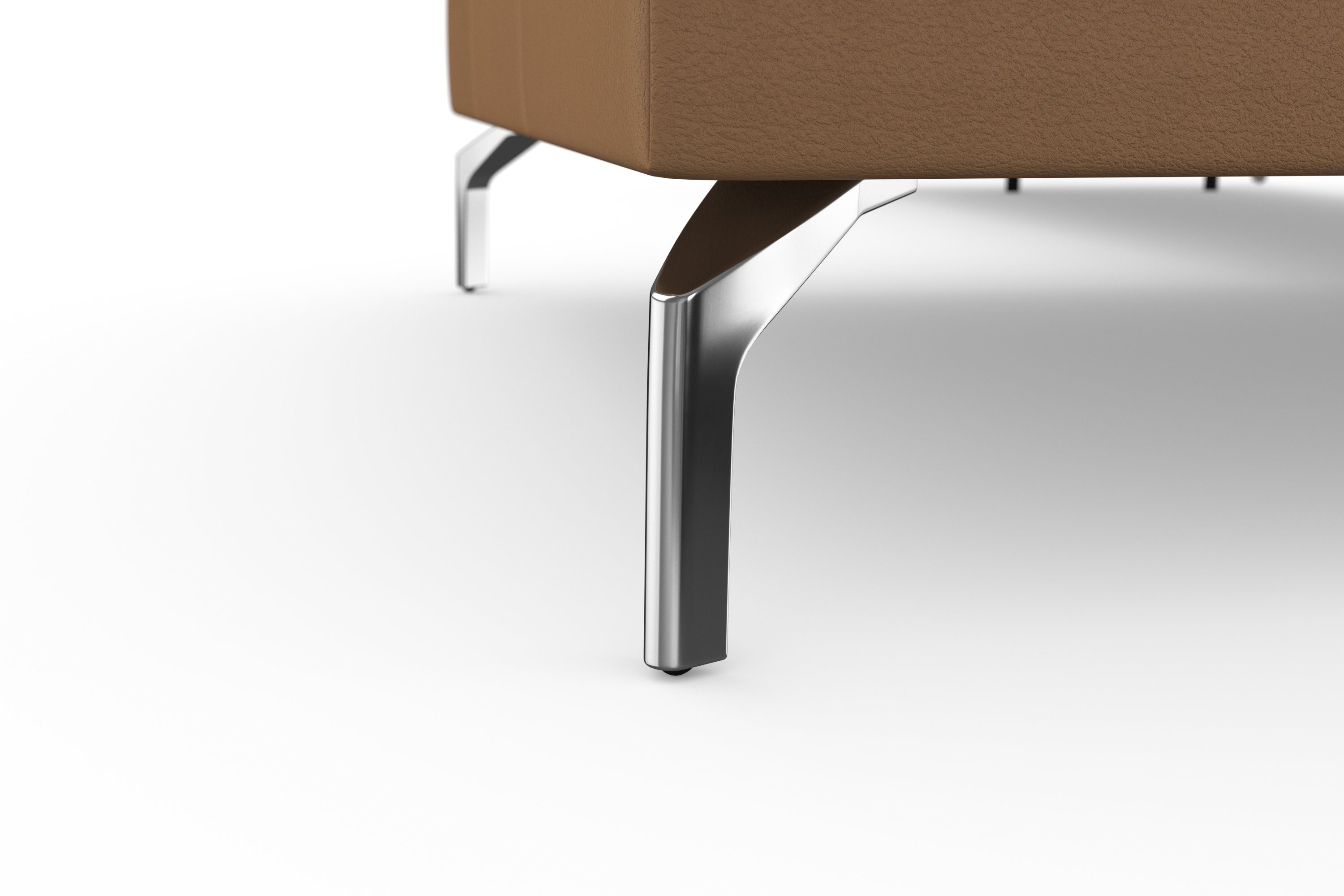 sit&more Hoekbank Bendigo L-vorm inclusief zitdiepteverstelling, bodemvrijheid 15 cm, 2 pootkleuren