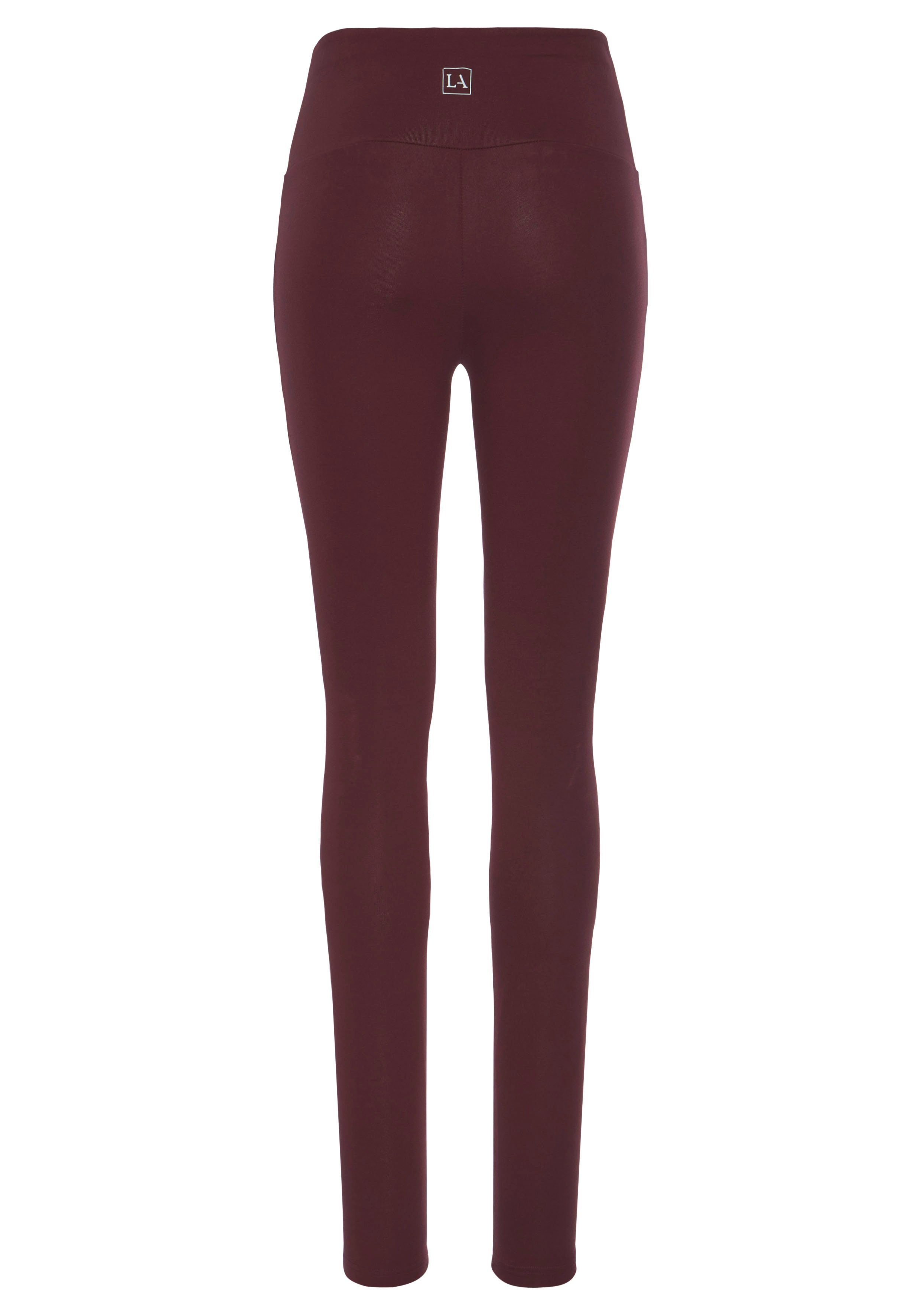 Lascana Legging met brede boord, loungewear