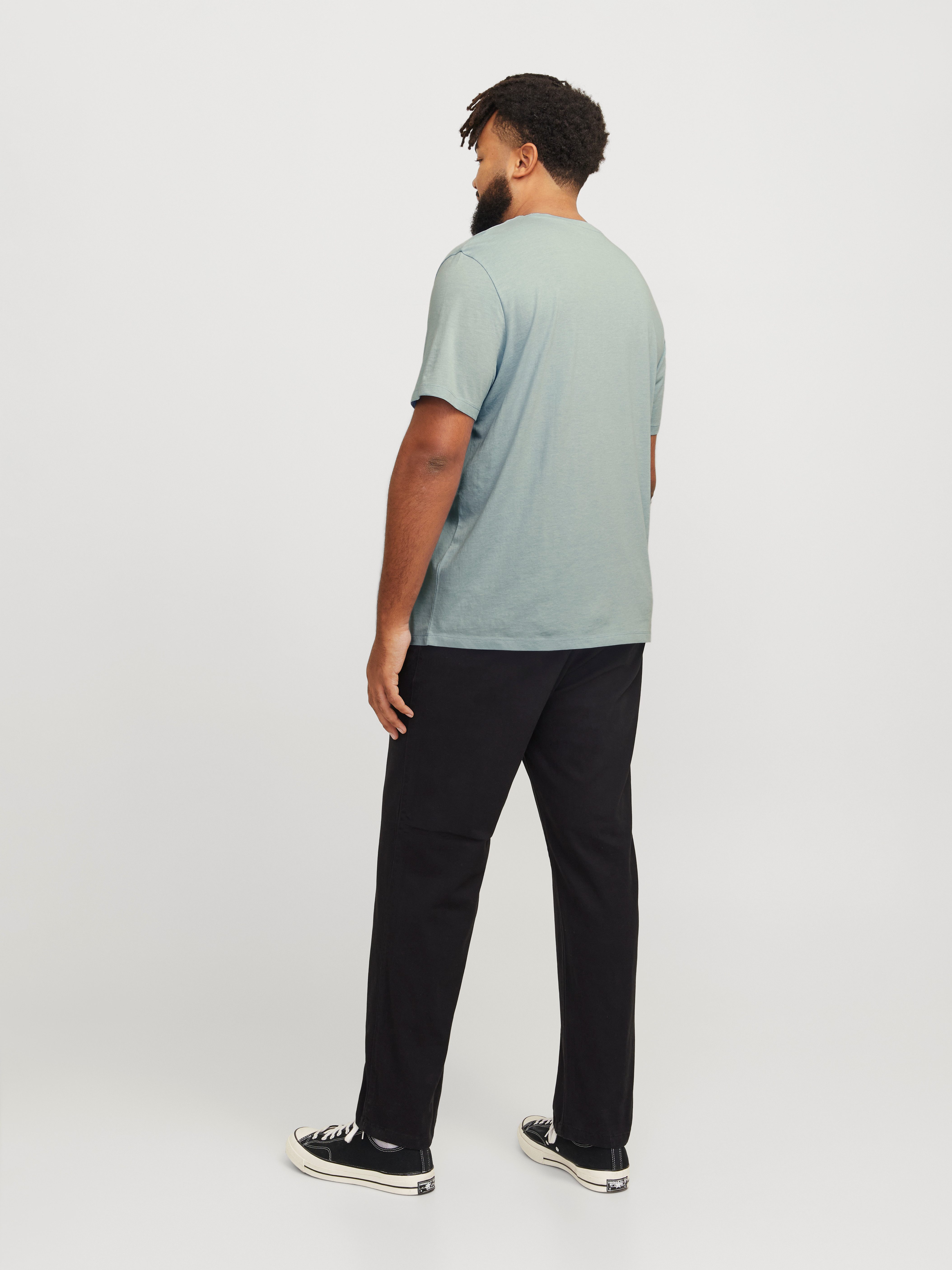 Jack & Jones PlusSize T-shirt JJELOGO TEE SS O-NECK 2 COL AW24 S PLS